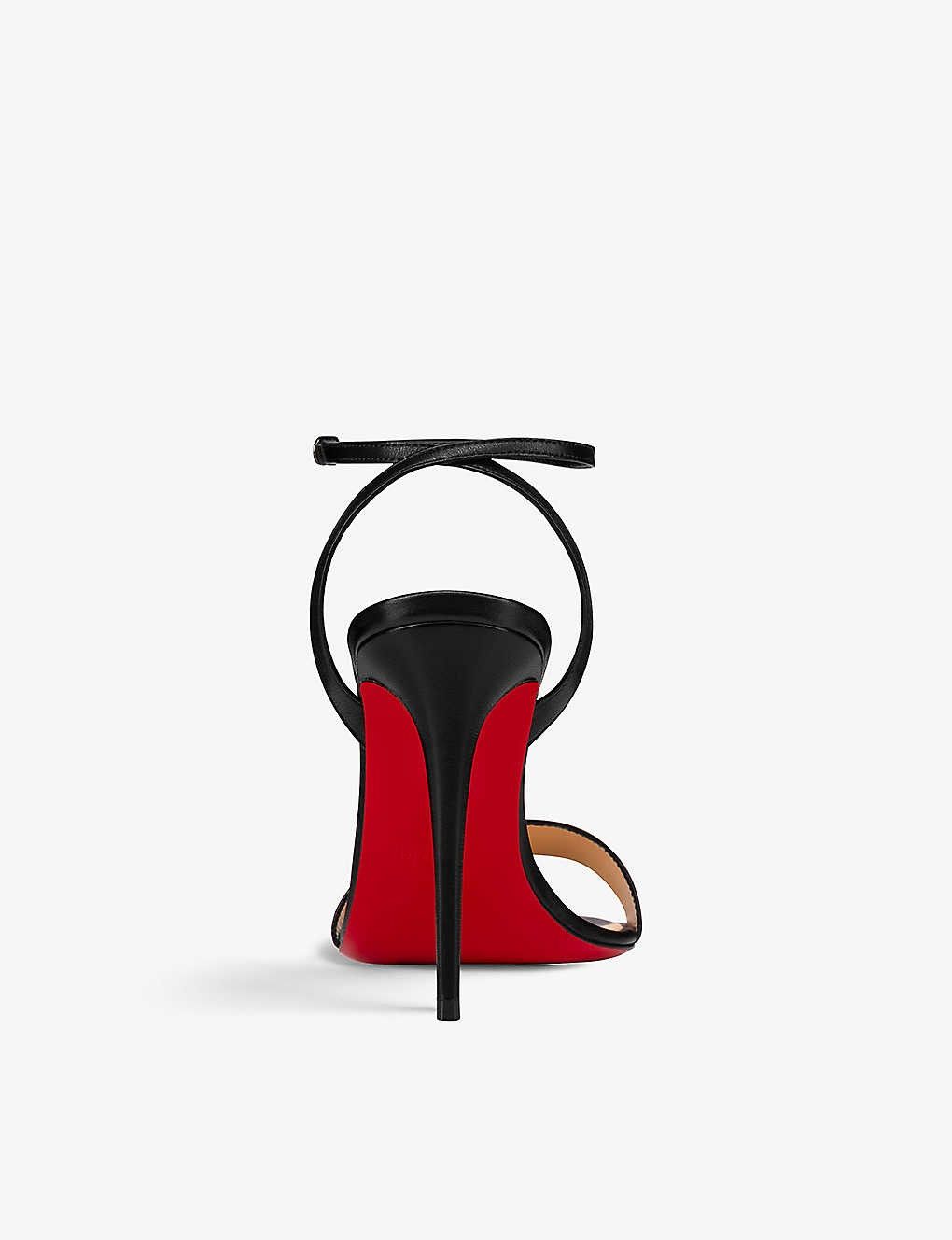 Christian Louboutin o1bcso1str0825 Loubi Girl 100 in Black Size US 5 / IT 35 - 3 Thumbnail