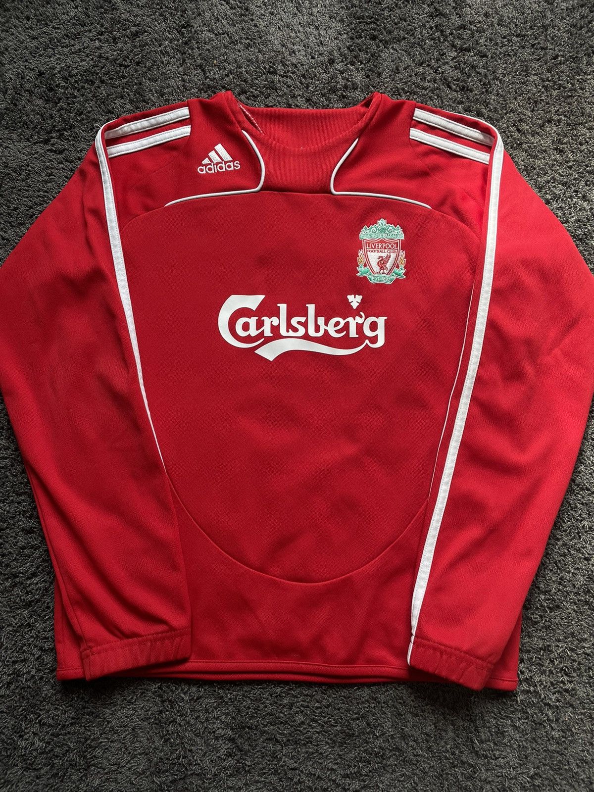 Adidas Longsleeve Blokecore Liverpool Jersey Size M / US 6-8 / IT 42-44 - 1 Thumbnail