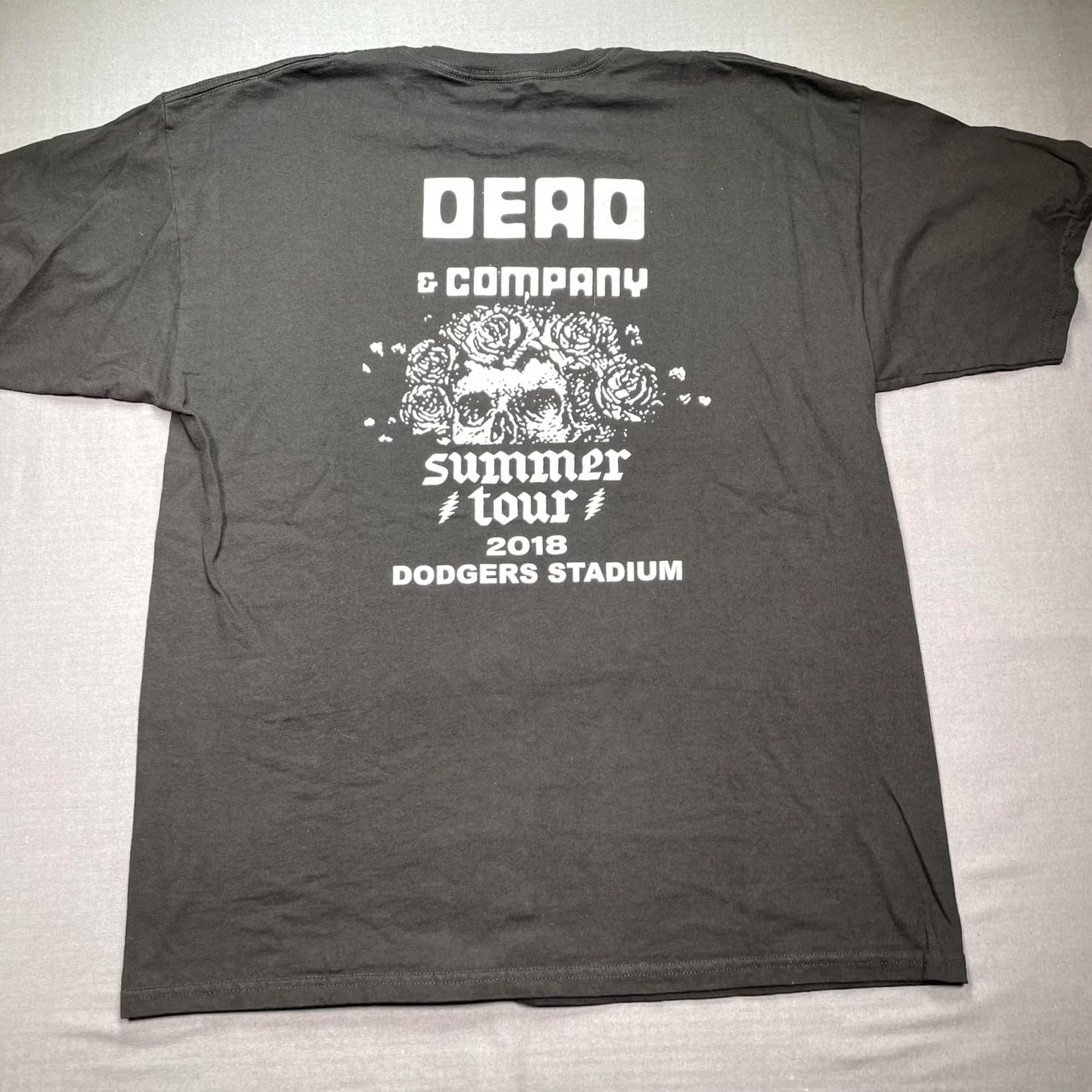 Vintage Dead & Company Shirt Mens XL Black 2018 Summer Tour Dodgers Stadium Tee Alstyle Size US XL / EU 56 / 4 - 5 Thumbnail