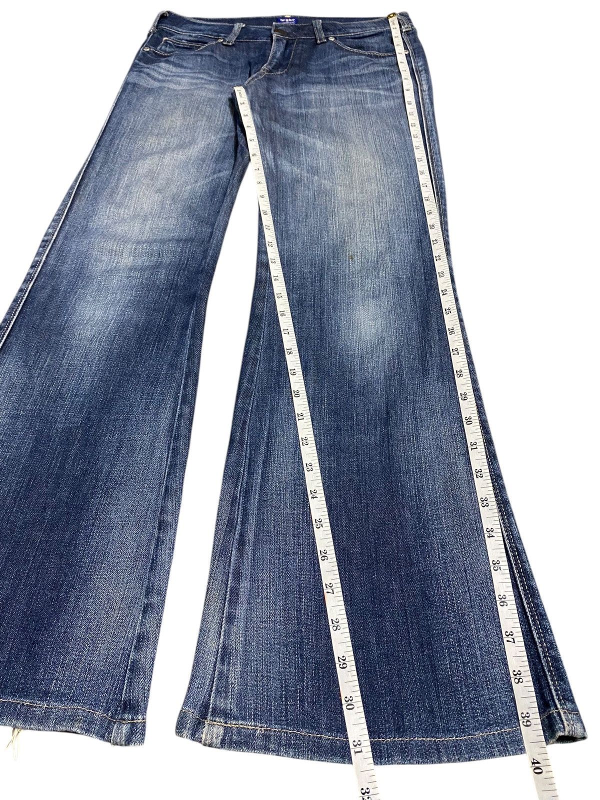 Levi's Levis Lady Style Flare Blue Wash Soft Jeans Size 32" / US 10 / IT 46 - 12 Thumbnail