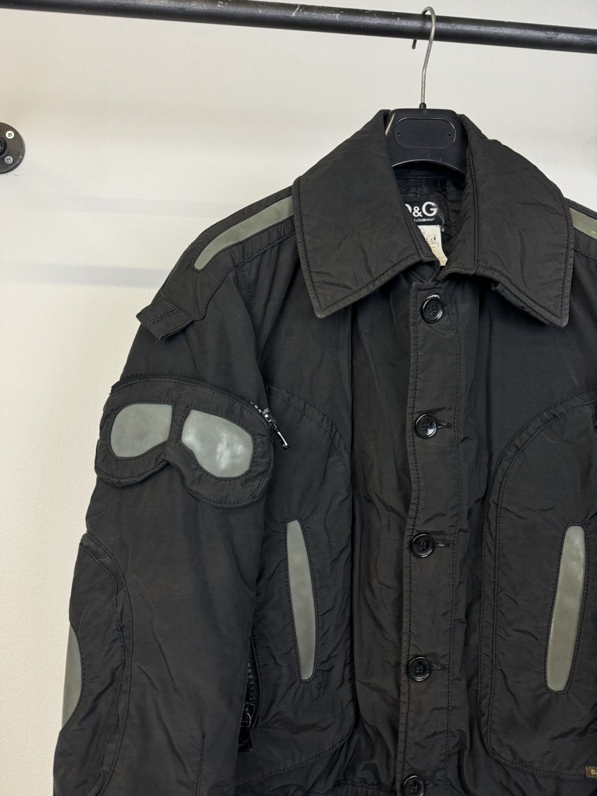 Dolce & Gabbana 2003 Dolce & Gabbana military parachute Goggle bomber jacket Size US L / EU 52-54 / 3 - 4 Thumbnail