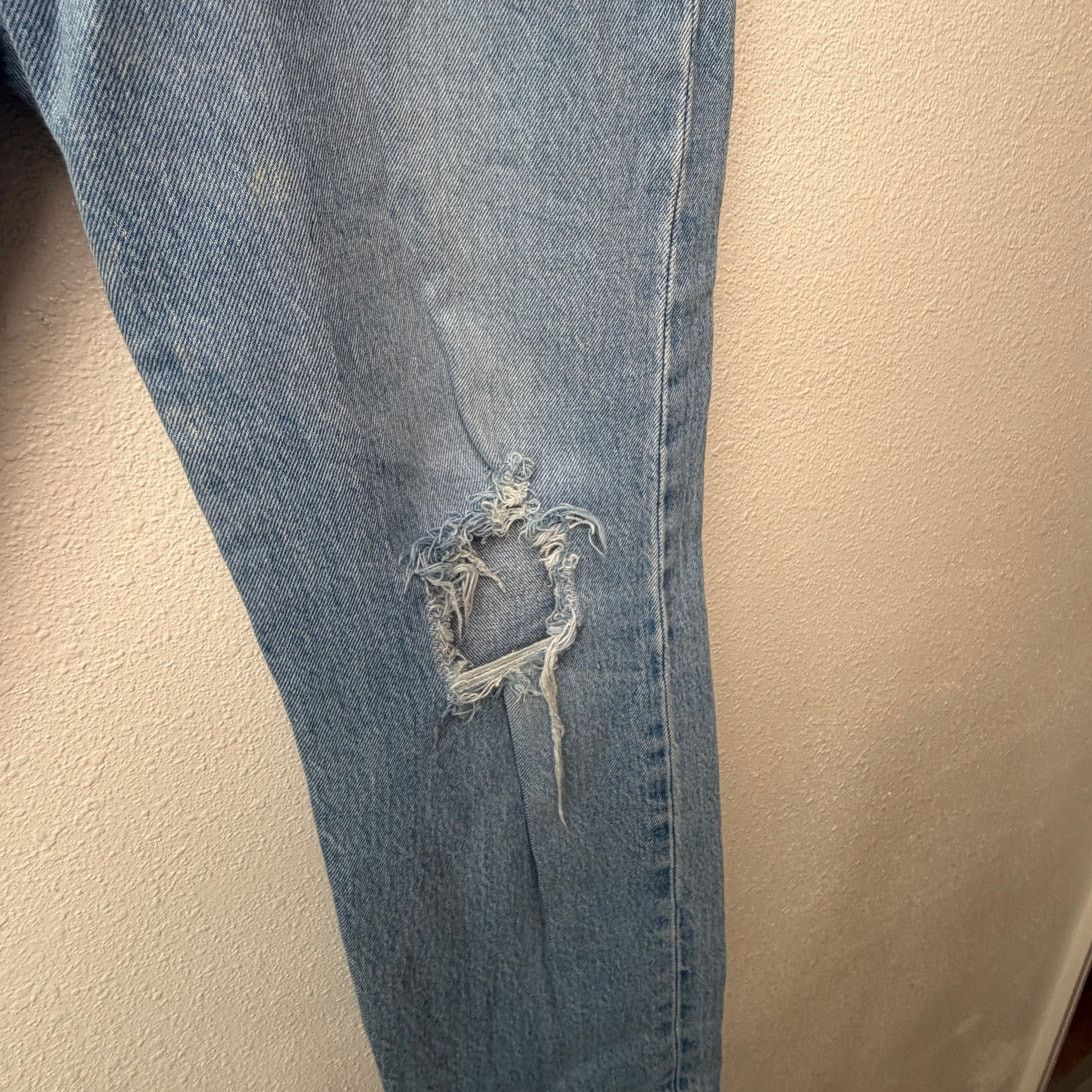 Levi's Levi's Wedgie Straight Button Fly Denim Jeans Women US 29 Size 29" - 5 Thumbnail