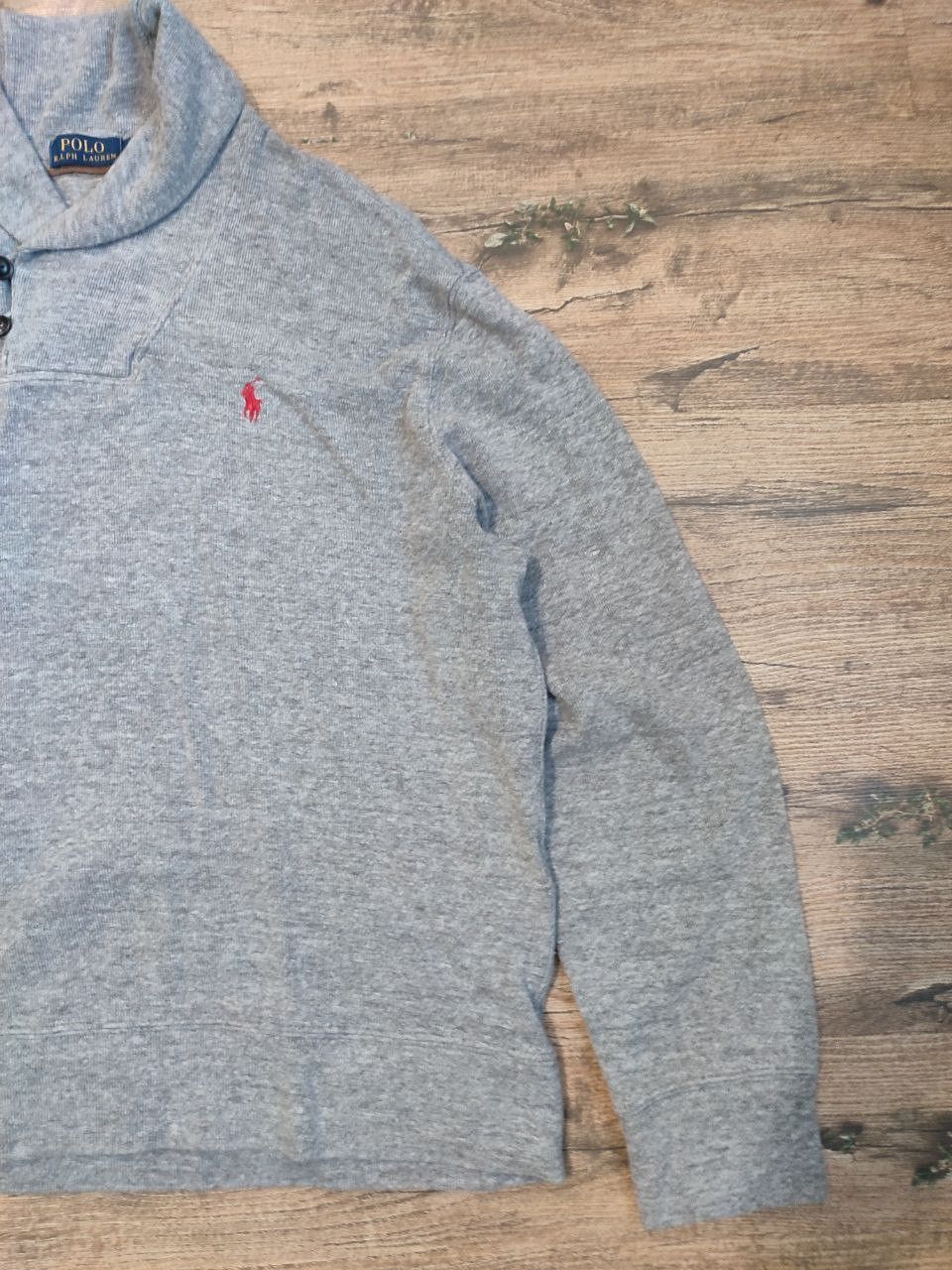 Polo Ralph Lauren POLO RALPH LAUREN Shawl-collar cotton knit sweater Size M Size US M / EU 48-50 / 2 - 3 Thumbnail