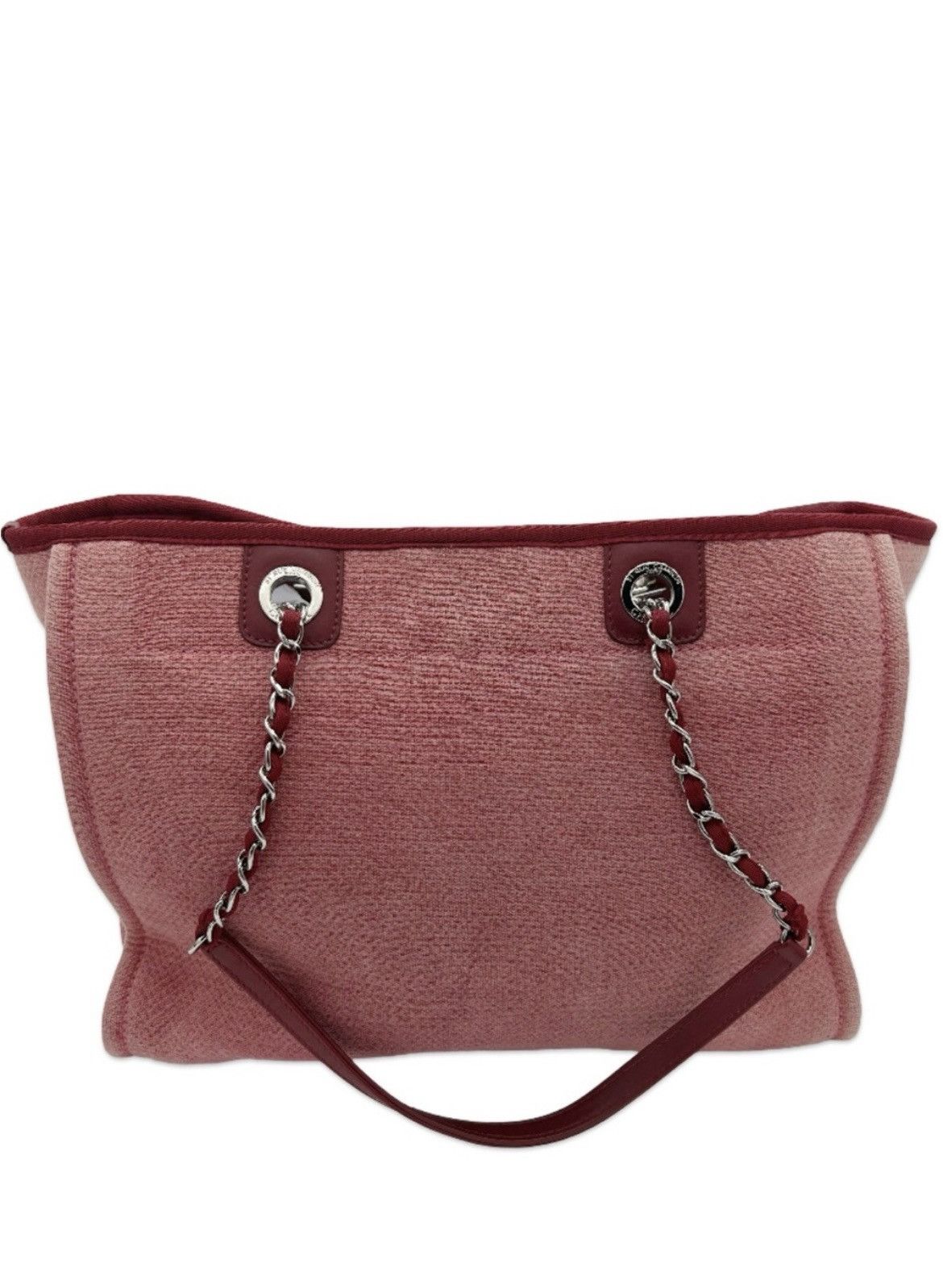 Chanel Chanel Deauville Canvas Tote Medium Size ONE SIZE - 3 Thumbnail