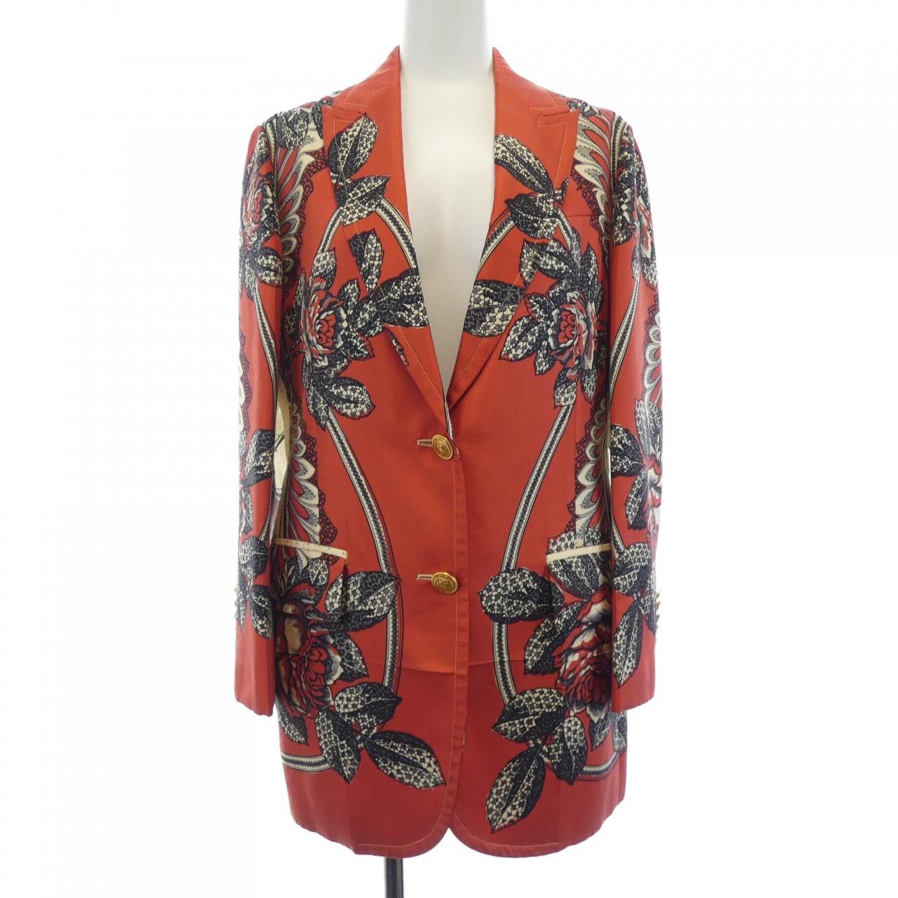 Gucci Gucci Gucci Silk Jacket Textile Outerwear 577302ZAB0H DUTY FREE for USA Size ONE SIZE - 1 Thumbnail