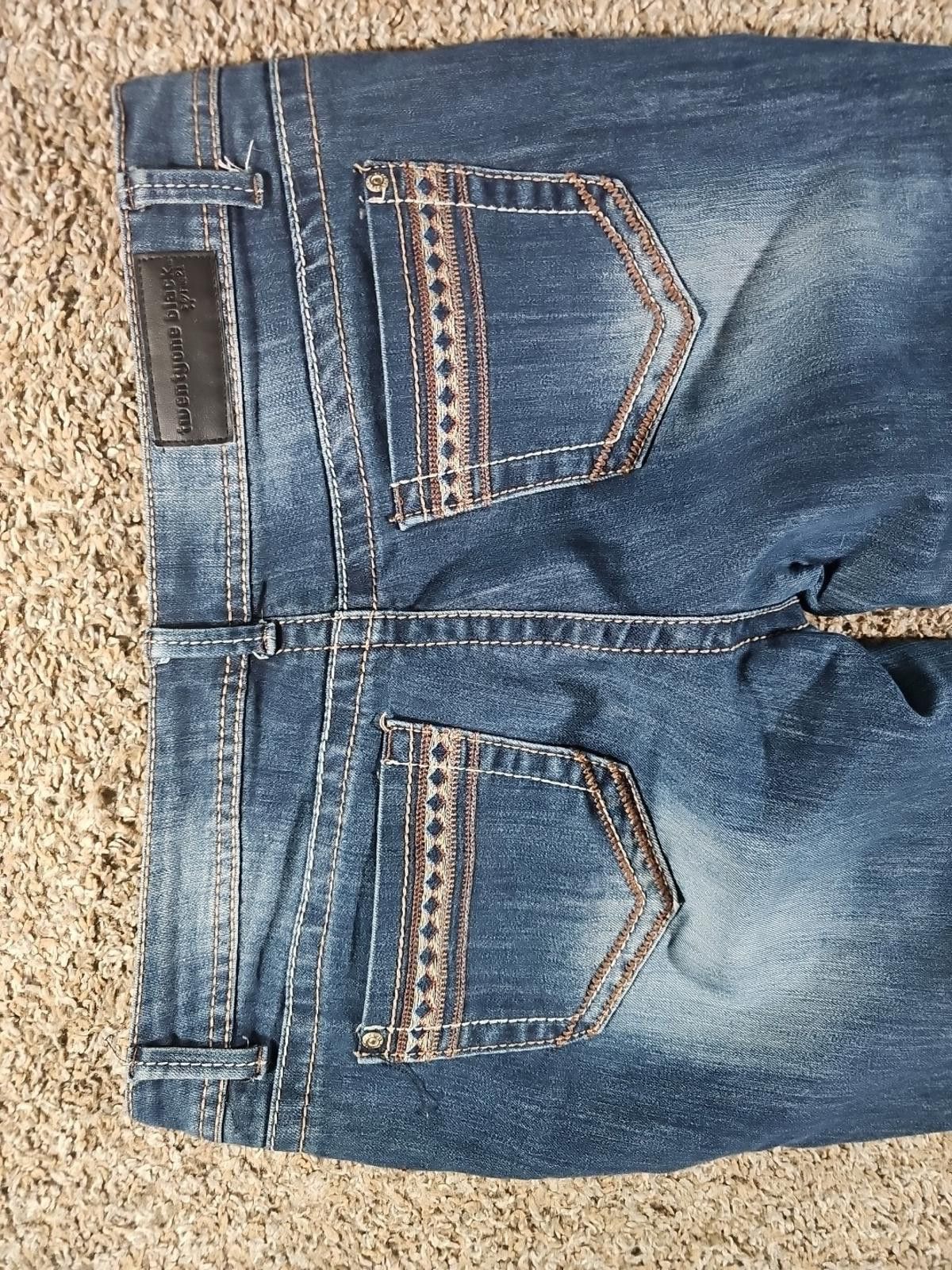 rue21 Twentyone Black By Rue 21 Womens Sz 9/10R Blue Jeans Size 32" / US 10 / IT 46 - 6 Thumbnail