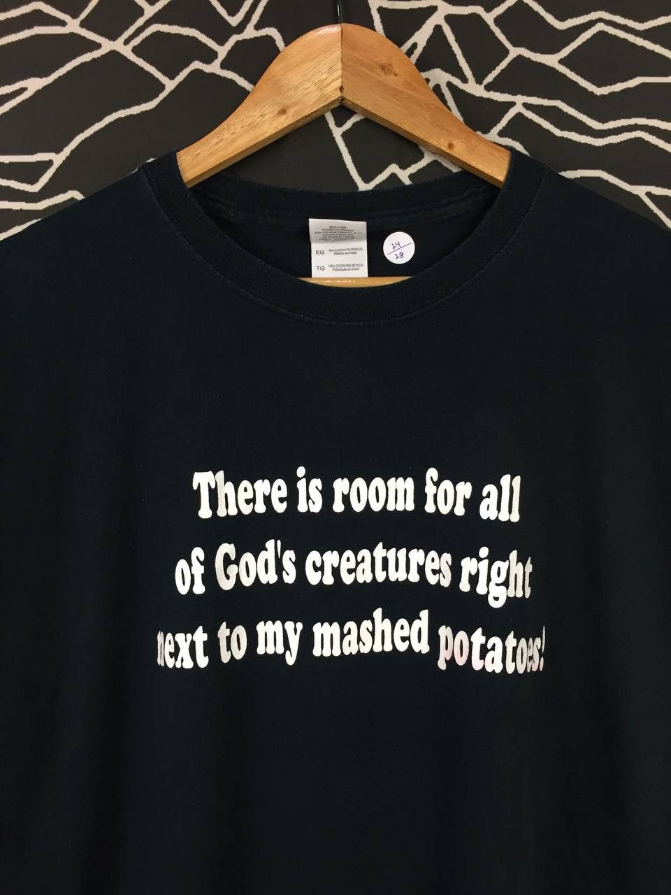 Vintage David's Real Pit BBQ Promo Pork Graphic Statement Tee Size US XL / EU 56 / 4 - 3 Thumbnail