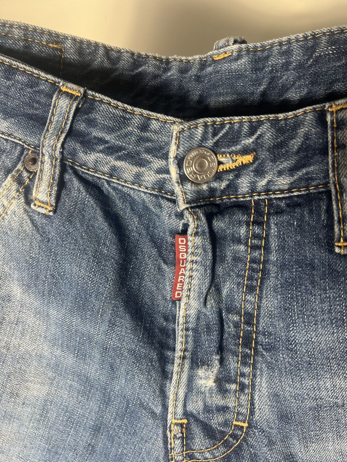 Dsquared2 × Vintage VERY RARE DSQUARED2 DENIM JEANS ITALIAN DESIGNER LUXURY Y2K Size US 32 / EU 48 - 10 Thumbnail