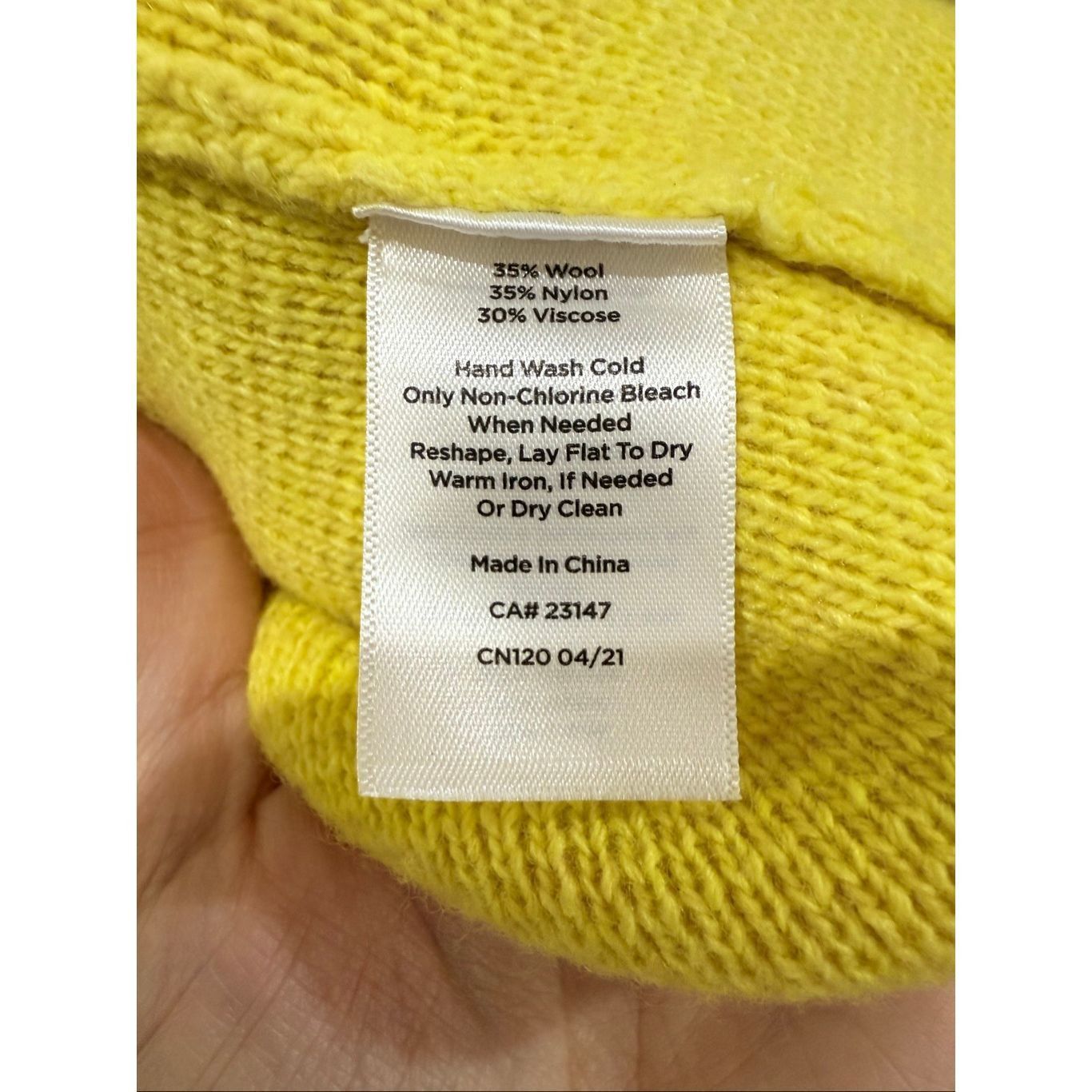 Robert Talbott Talbots Notch Collar yellow Sweater Blazer open front size M Size M / US 6-8 / IT 42-44 - 5 Thumbnail