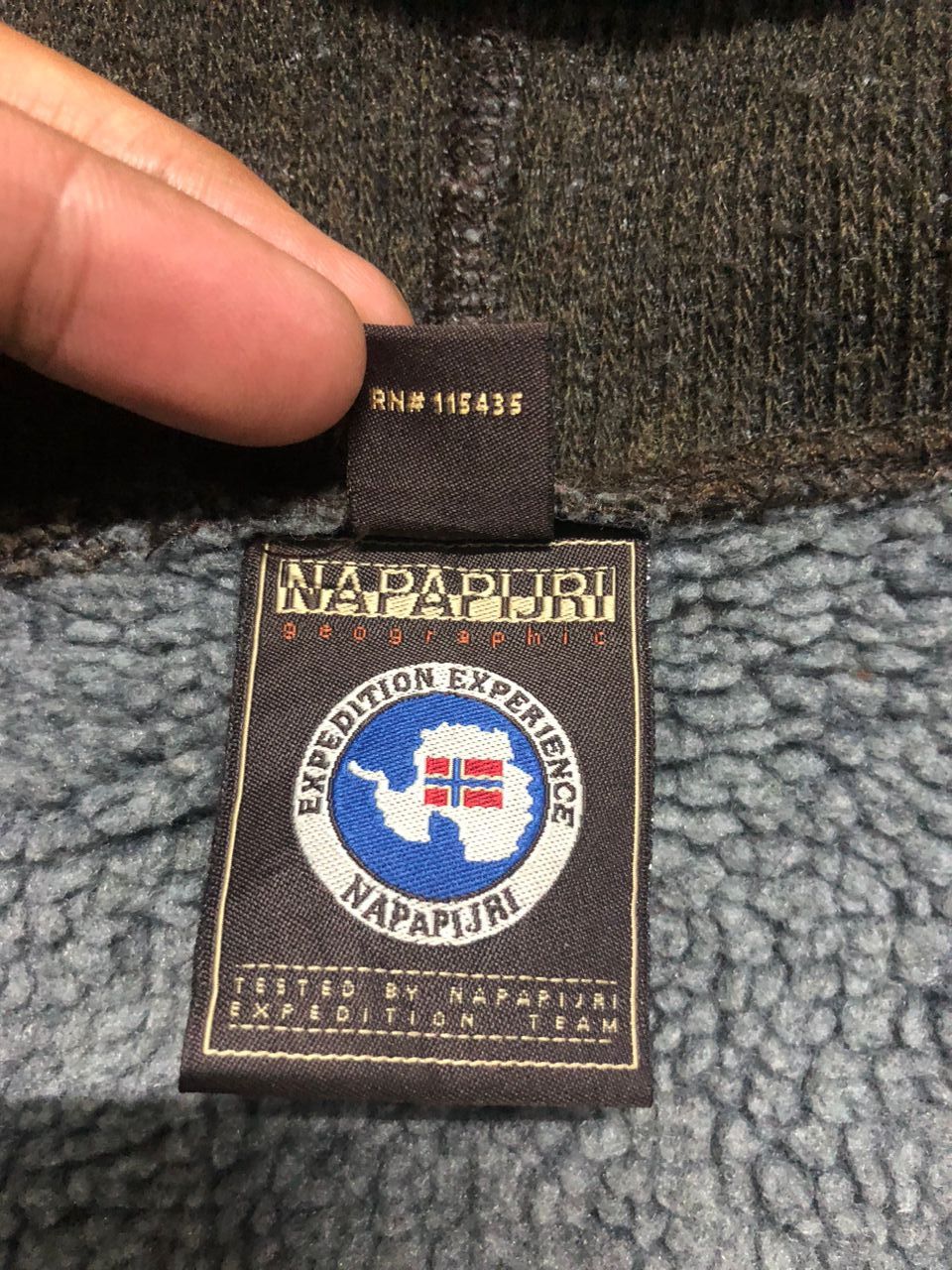Napapijri Napapijri Knit Hooded Zipper Jacket Sherpa Native Sleeve Size US M / EU 48-50 / 2 - 12 Thumbnail