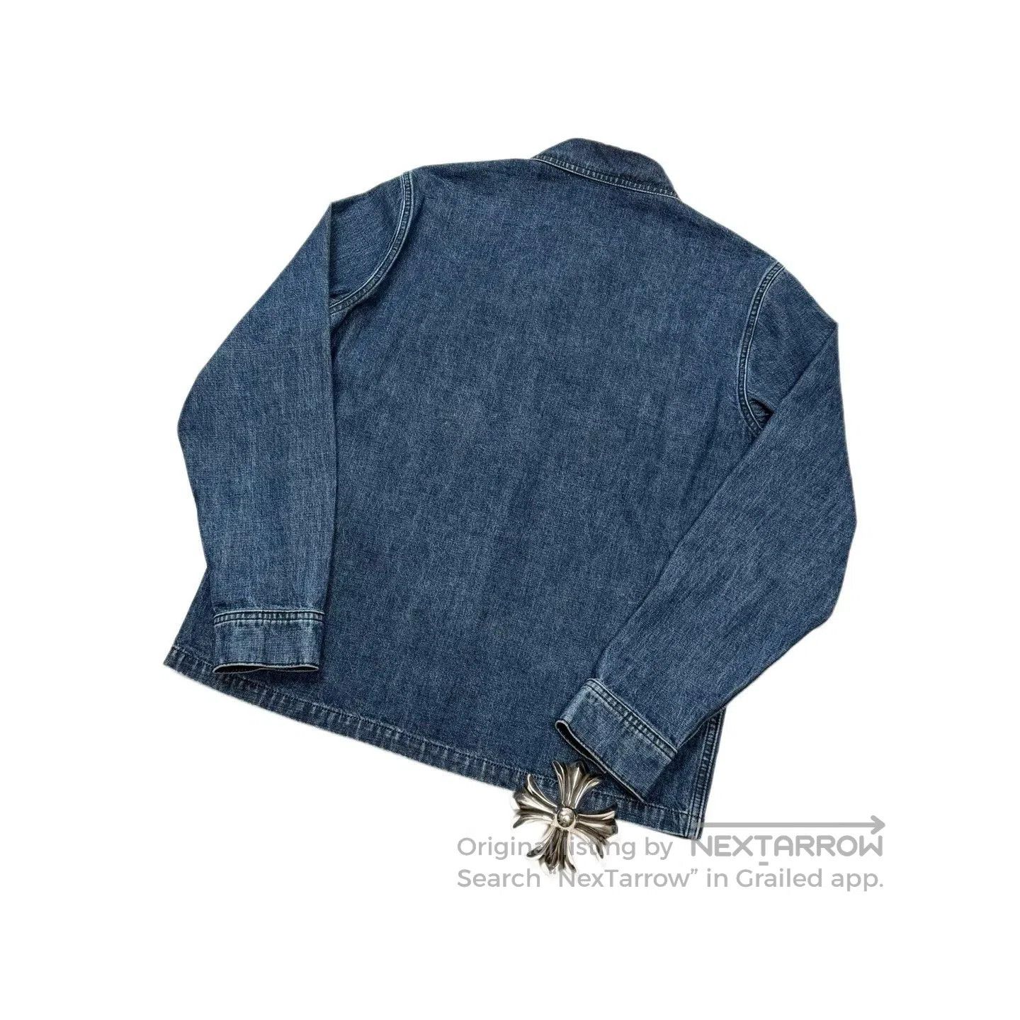 Chrome Hearts chrome hearts blue denim jacket with pockets. Size US M / EU 48-50 / 2 - 2 Thumbnail