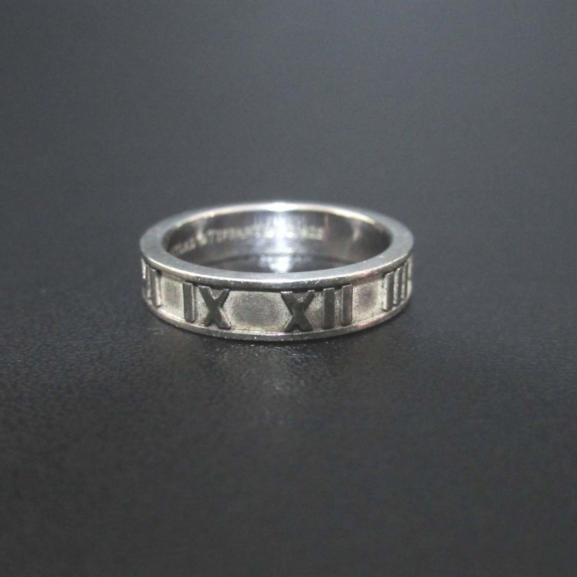 Tiffany & Co. Atlas Ring 925SV Silver Women's