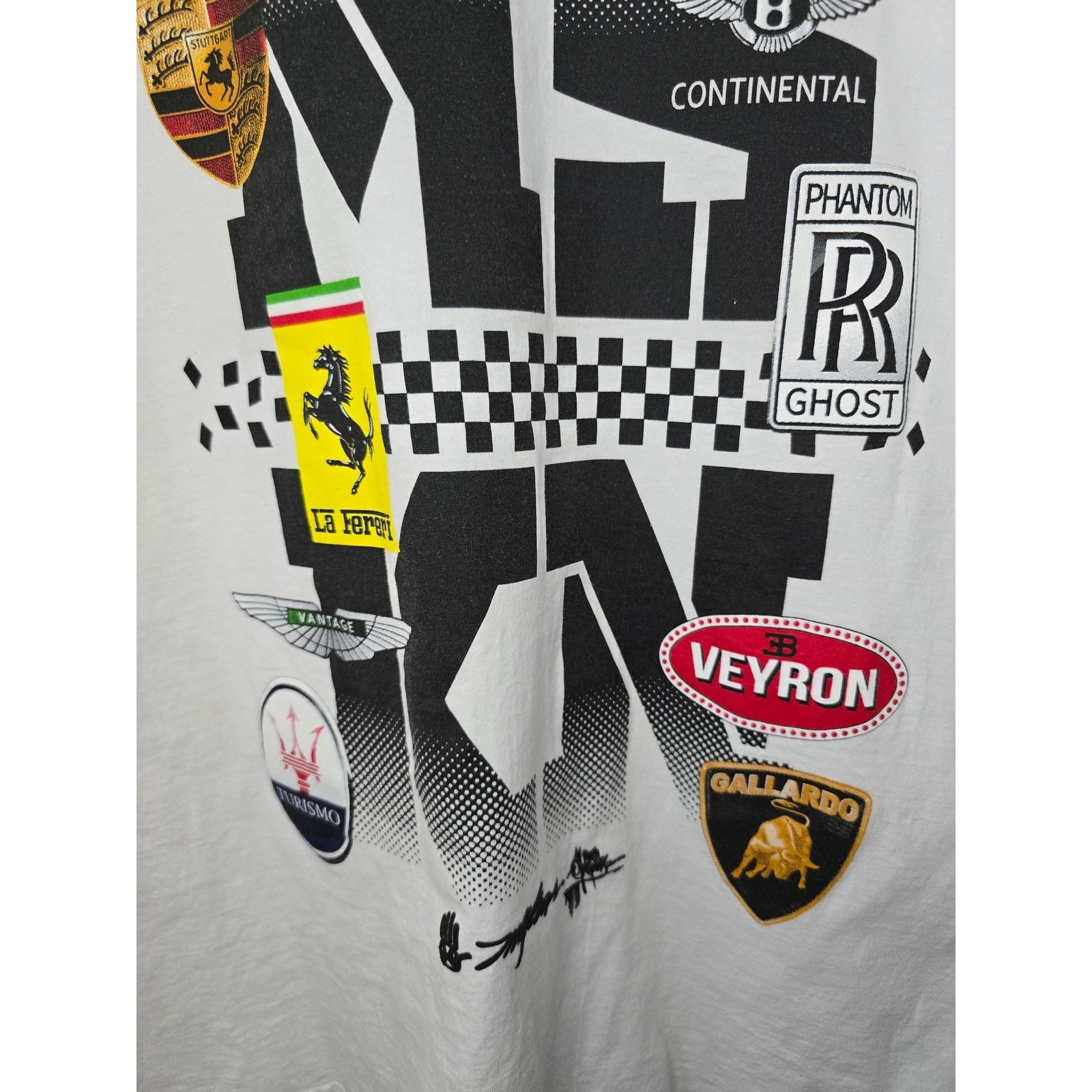 Vintage Vintage Miskeen Racing Luxury Branded XL Car Tee Y2K 00s Size US XL / EU 56 / 4 - 4 Thumbnail