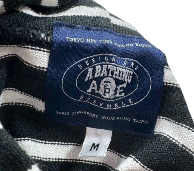 Bape BAPE border Pullover Hoodie navy/white Size US M / EU 48-50 / 2 - 4 Thumbnail