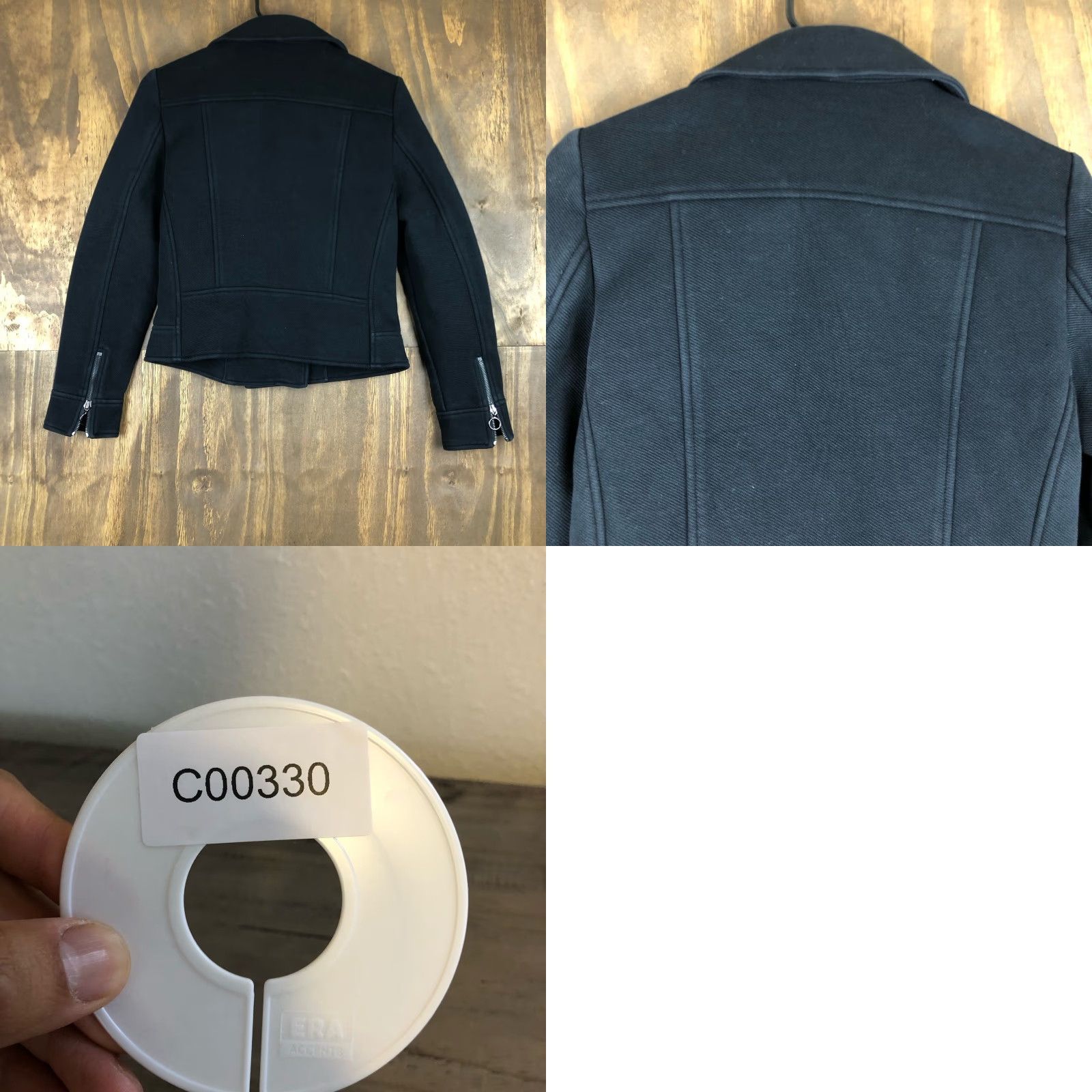 Ann Taylor Ann Taylor LOFT Womens Jacket Black Dark Academia Momcore Bikercore Size 2 Size XS / US 0-2 / IT 36-38 - 9 Thumbnail