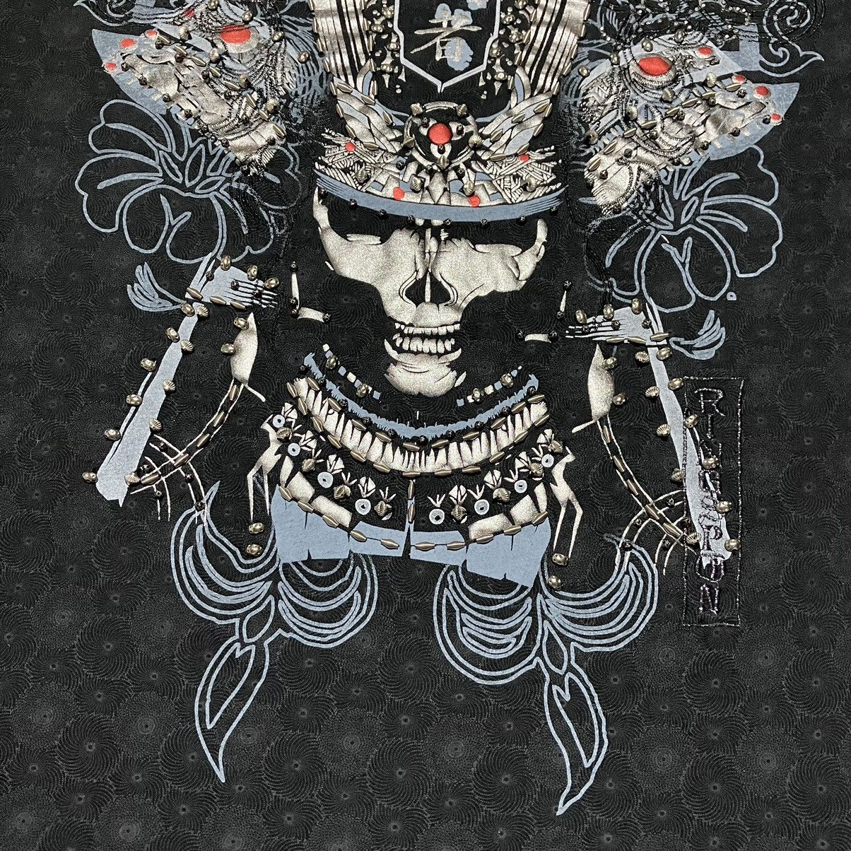 Ringspun Crazy💀RINGSPUN Dynasty Samurai Print Embellished T-shirt Size US L / EU 52-54 / 3 - 10 Thumbnail