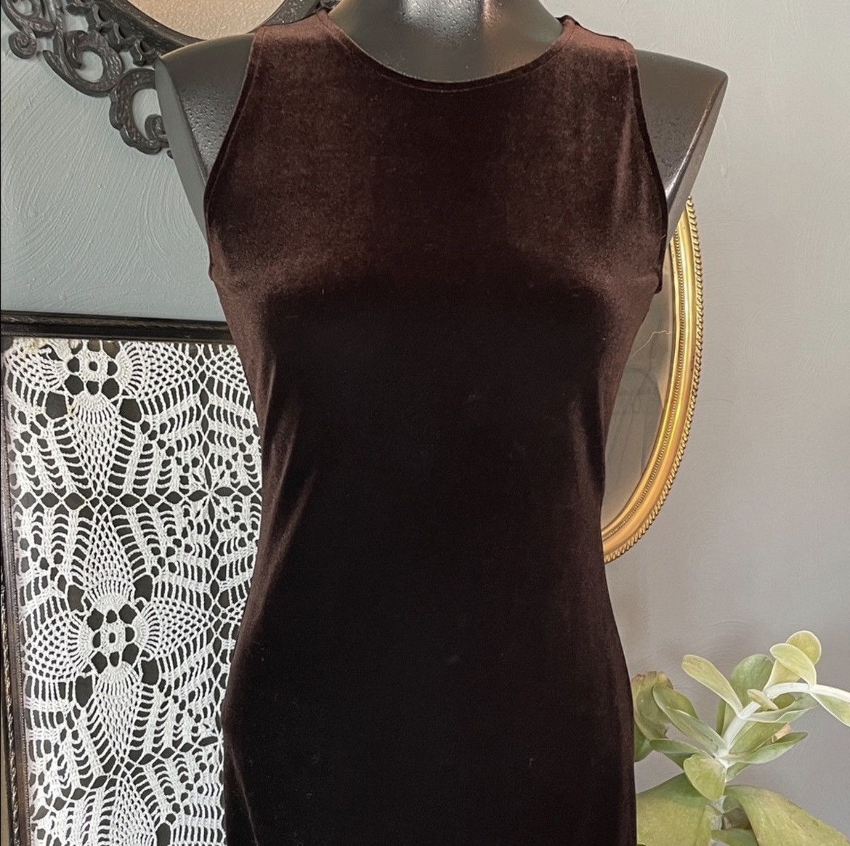 Other Rhapsody vintage brown dress Size S / US 4 / IT 40 - 2 Thumbnail