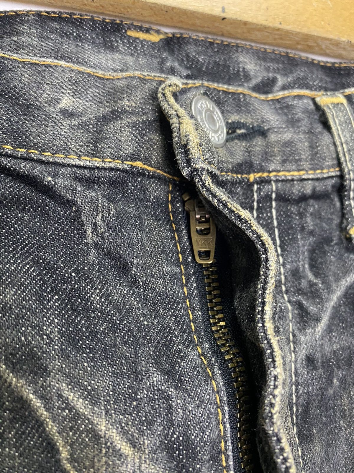 Hysteric Glamour Vintage Hysteric Glamour mini skirt distress denim Size 28" / US 6 / IT 42 - 9 Thumbnail