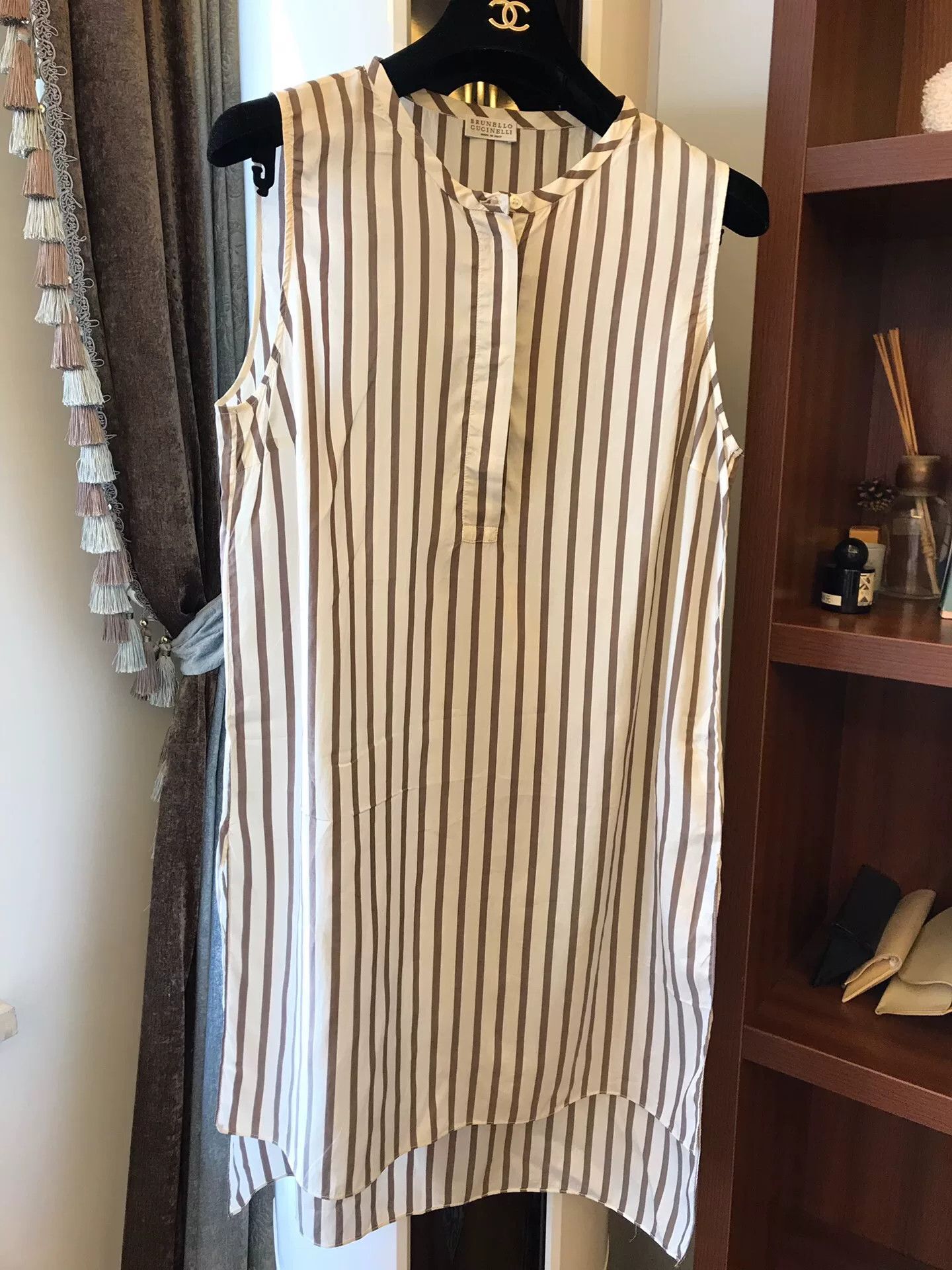 Brunello Cucinelli Brunello Cucinelli Silk Women's Vest Size L / US 10 / IT 46 - 1 Thumbnail