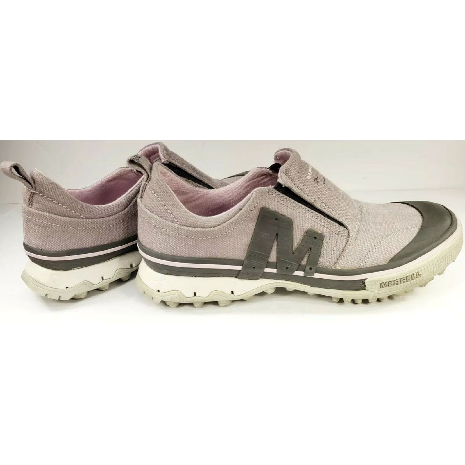 Merrell Merrell Opal Moc Gray Slip-on Sneaker Womens Size 7M Canvas Walking and Trail J75582 Size US 7 / IT 37 - 7 Thumbnail