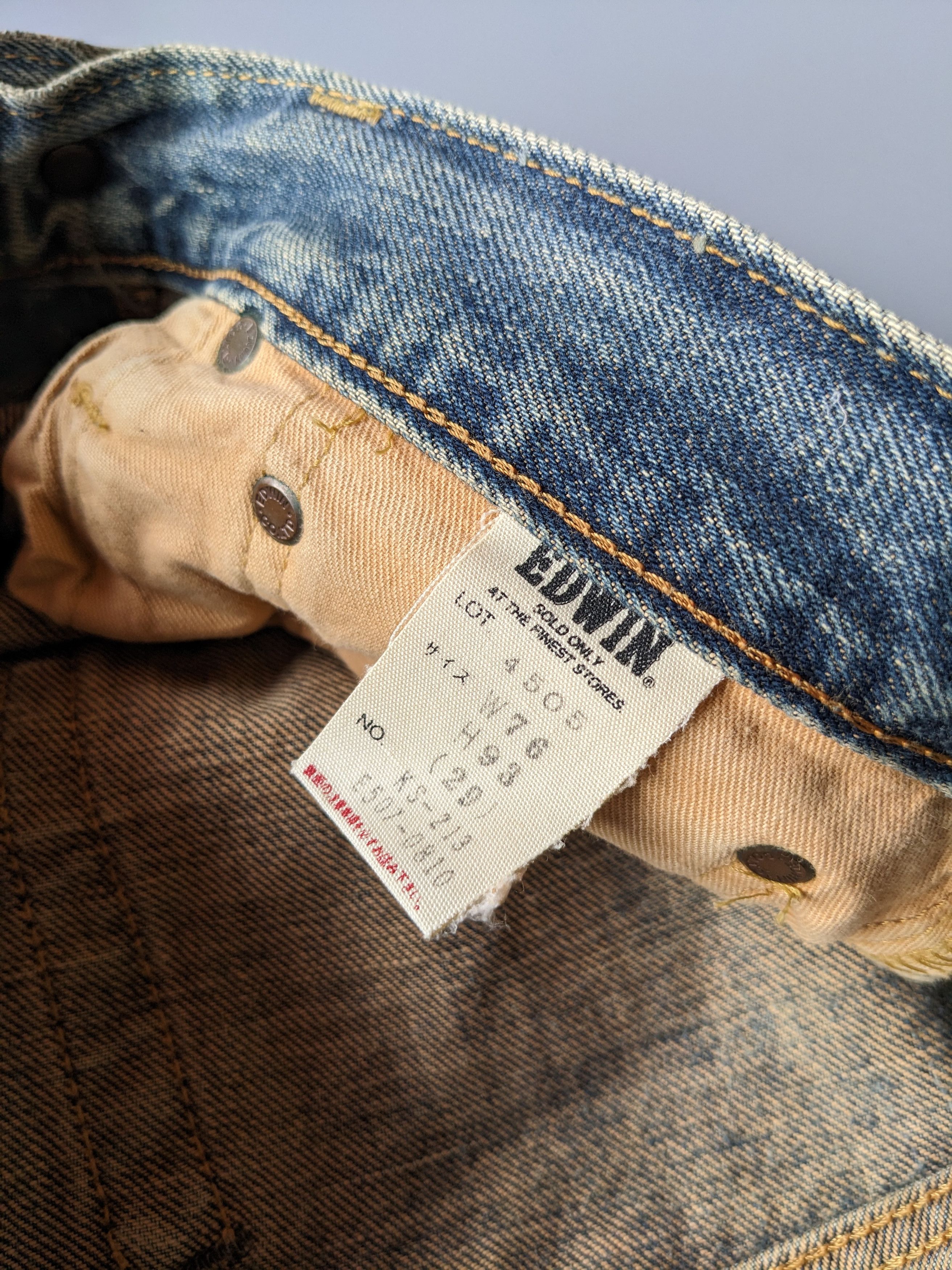 Edwin Vintage EDWIN Lot 4505 selvedge jeans Size US 29 - 11 Thumbnail