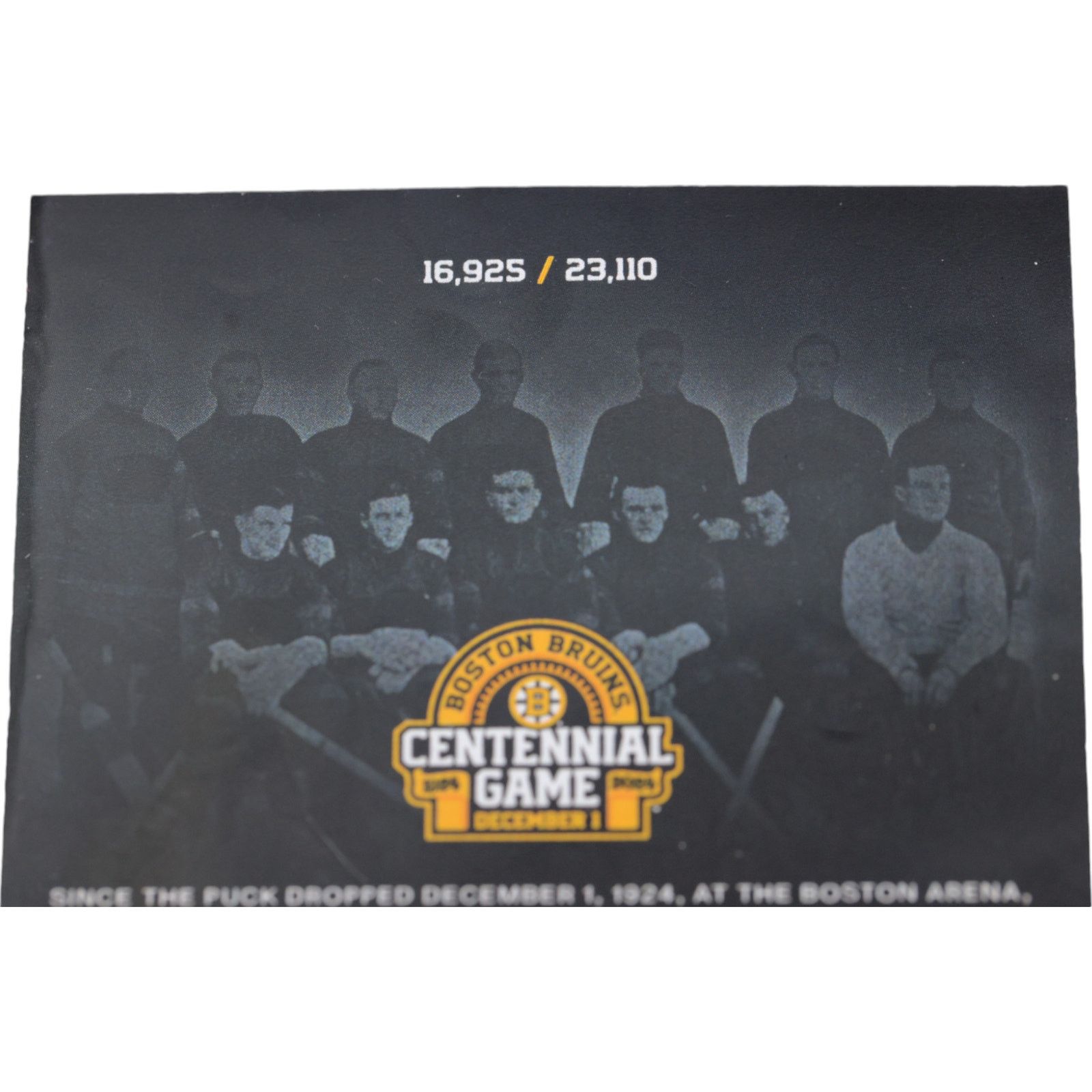 NHL Boston Bruins v Montreal Canadiens Centennial Commem. Ticket Size ONE SIZE - 12 Thumbnail