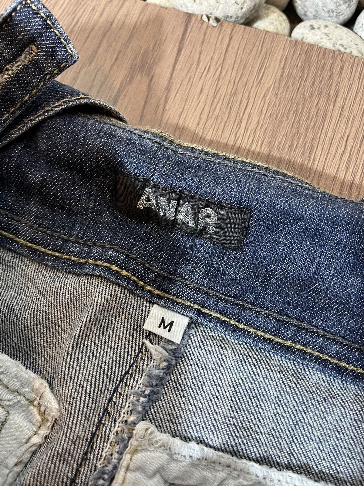 Japanese Brand × Le Grande Bleu (L.G.B.) × Tornado Mart ANAP japan suspender flare denim Size US 28 / EU 44 - 9 Thumbnail