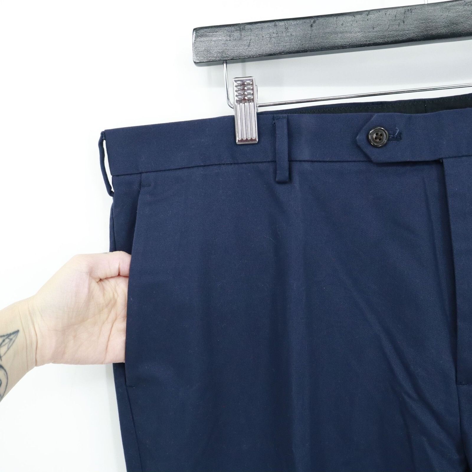 Polo Ralph Lauren J. Crew Bowery Dress Pants Mens 38/32 Navy Business Career Size US 38 / EU 54 - 11 Thumbnail