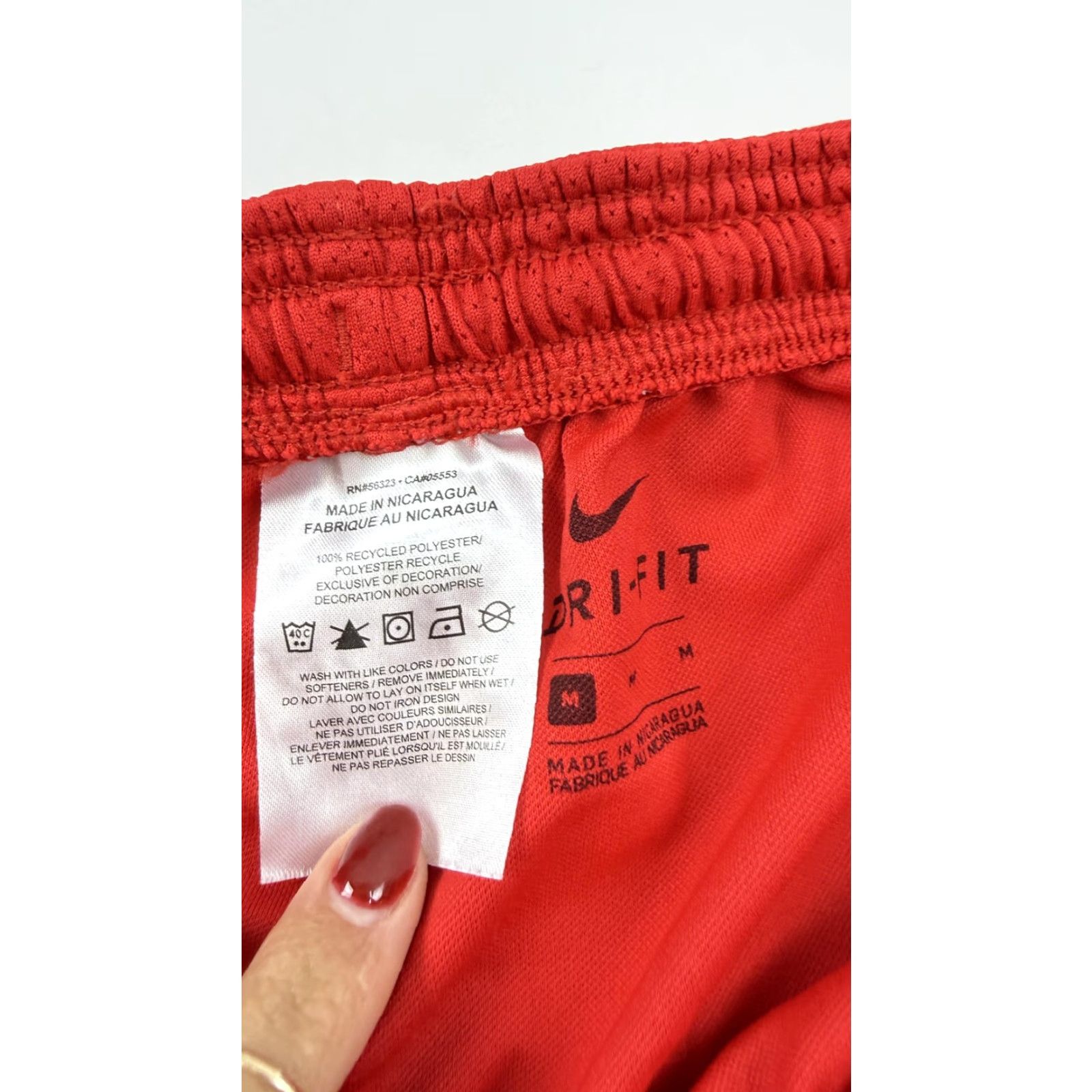 Nike Nike Shorts Mens M Red Athletic Basketball Training Dri-Fit 9in Inseam Relaxed Jersey BV6857-657 Size US 31 - 4 Thumbnail