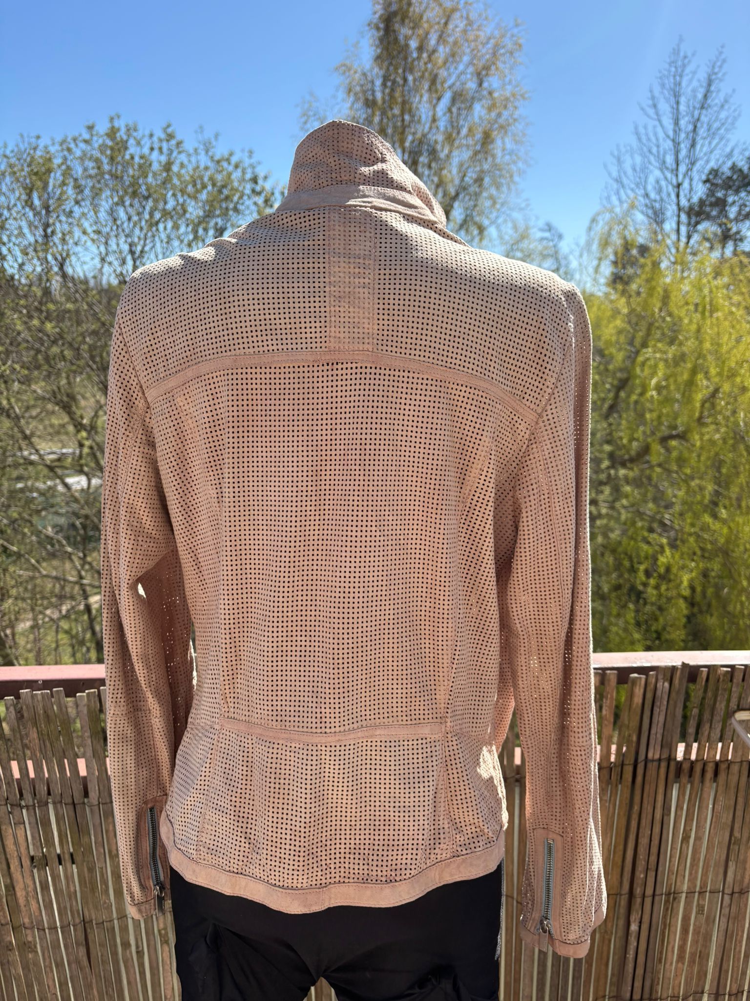 Milestone Rare Milestone Perforated Goat Suede Biker Jacket Size S Size S / US 4 / IT 40 - 2 Thumbnail