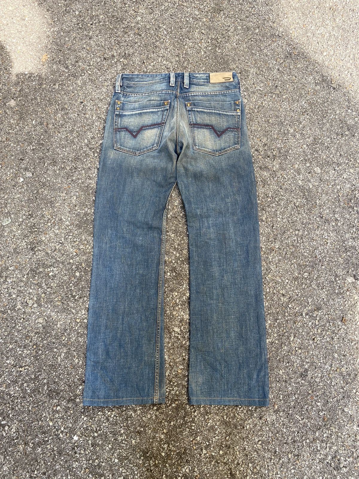 Diesel Diesel D Denim Straight Fit Mud Wash Rusty Jeans Size US 29 - 10 Thumbnail