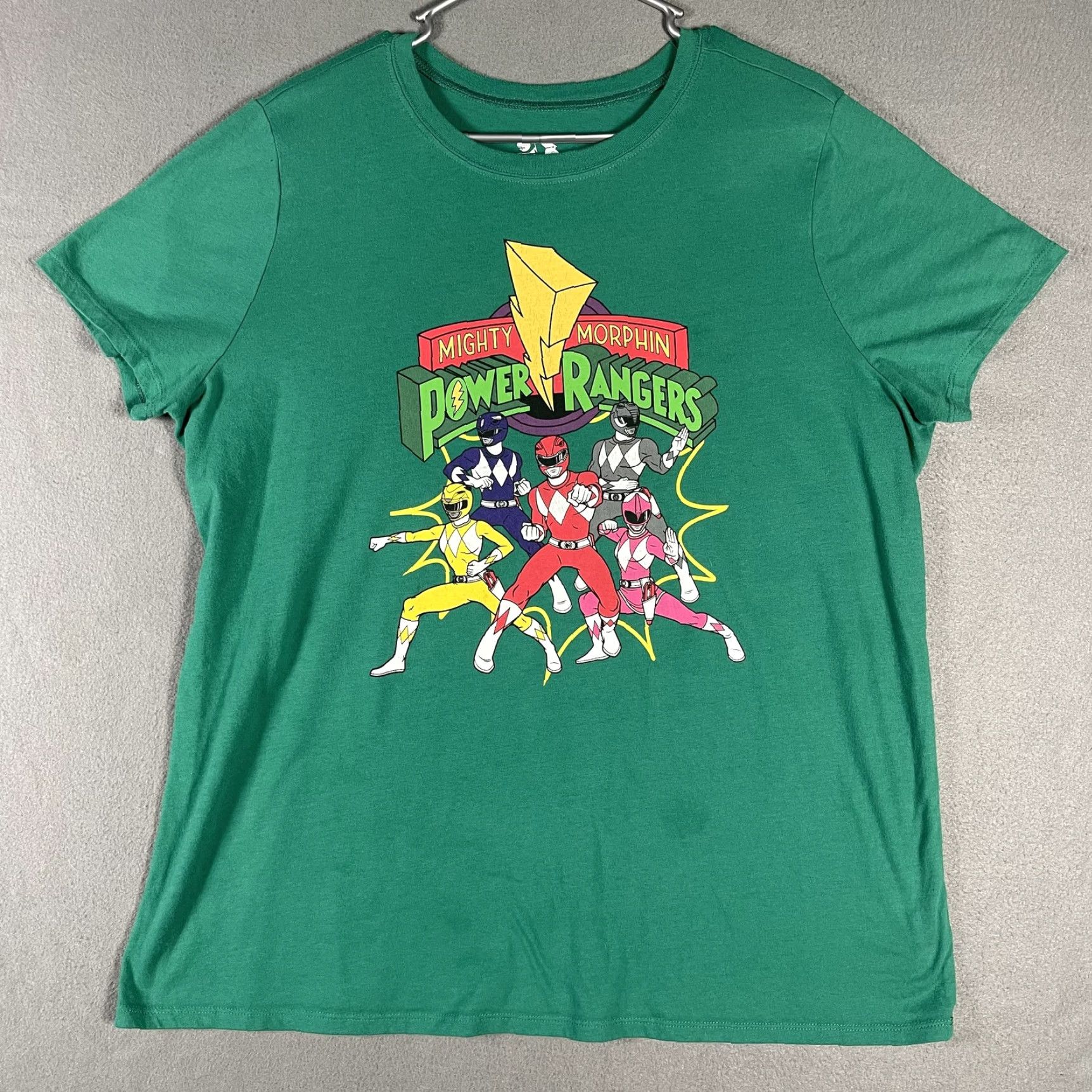 Etro Mighty Morphin Power Rangers Shirt Mens Large Green Graphic Tee TV Show Retro 2023 Size US L / EU 52-54 / 3 - 2 Thumbnail