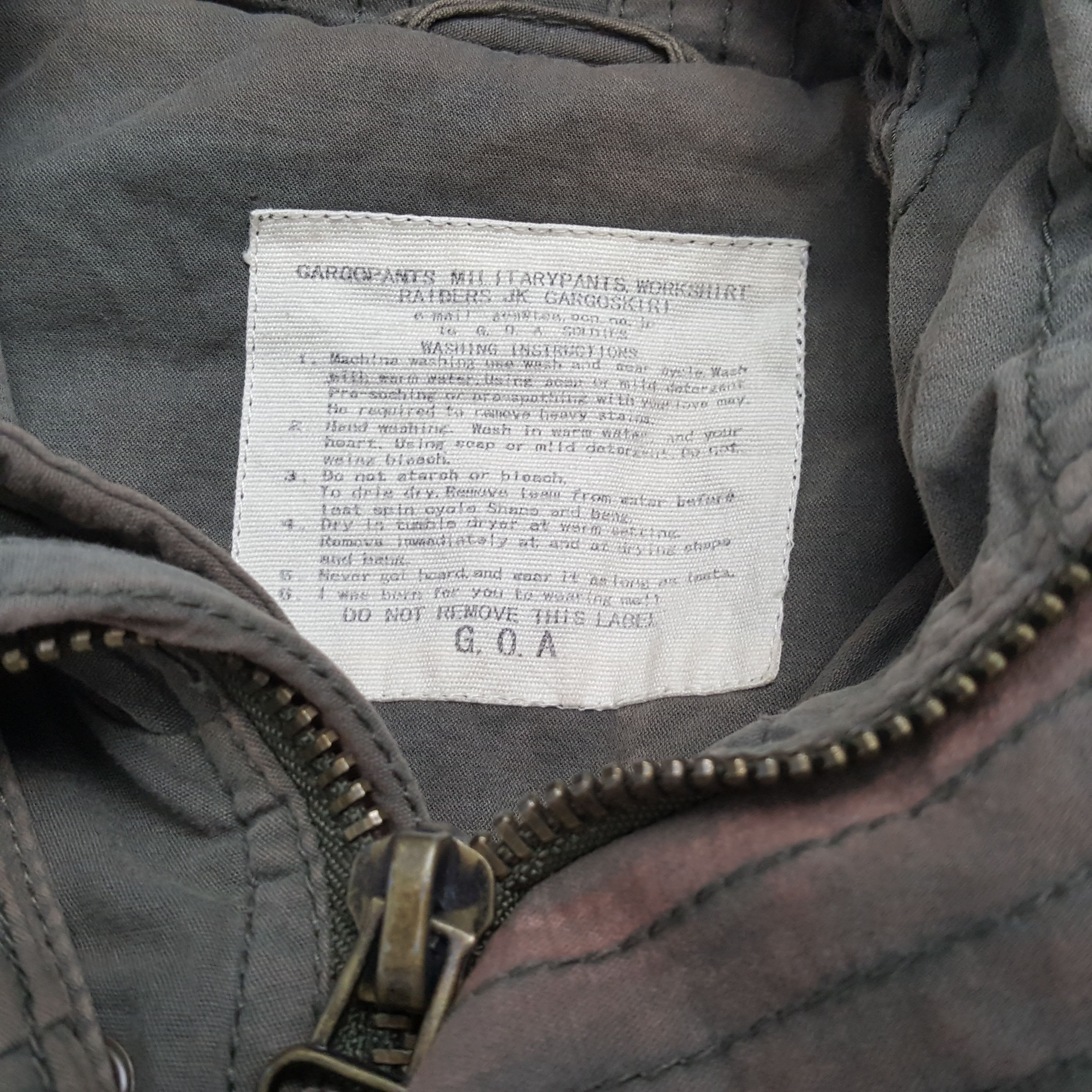 Vintage G.O.A Rock Punk Fashion Style Parkas Jacket Size US S / EU 44-46 / 1 - 10 Thumbnail