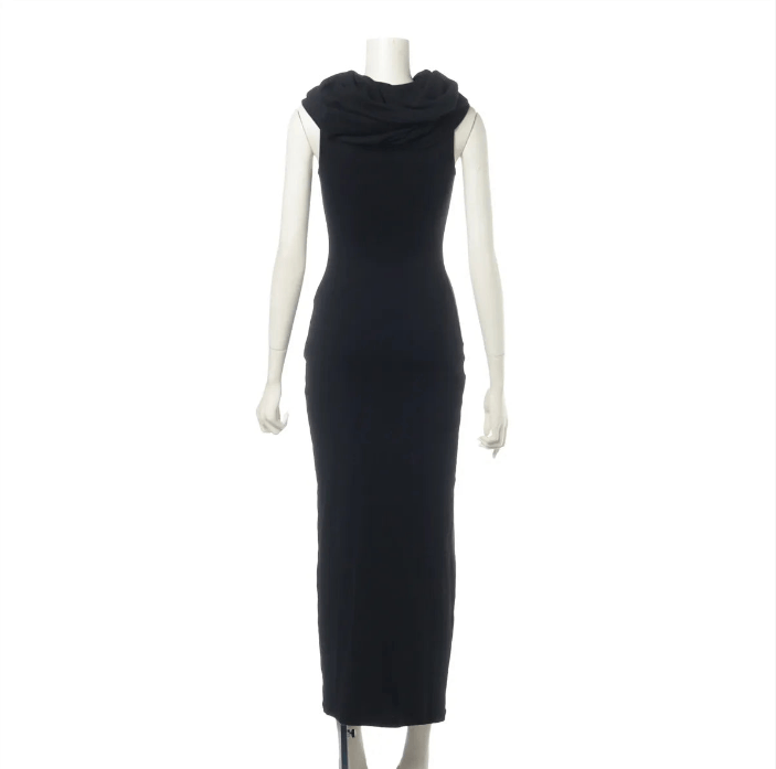 Loewe Cotton Bodycon Long Dress Size XXS / US 00 / IT 34 - 2 Thumbnail