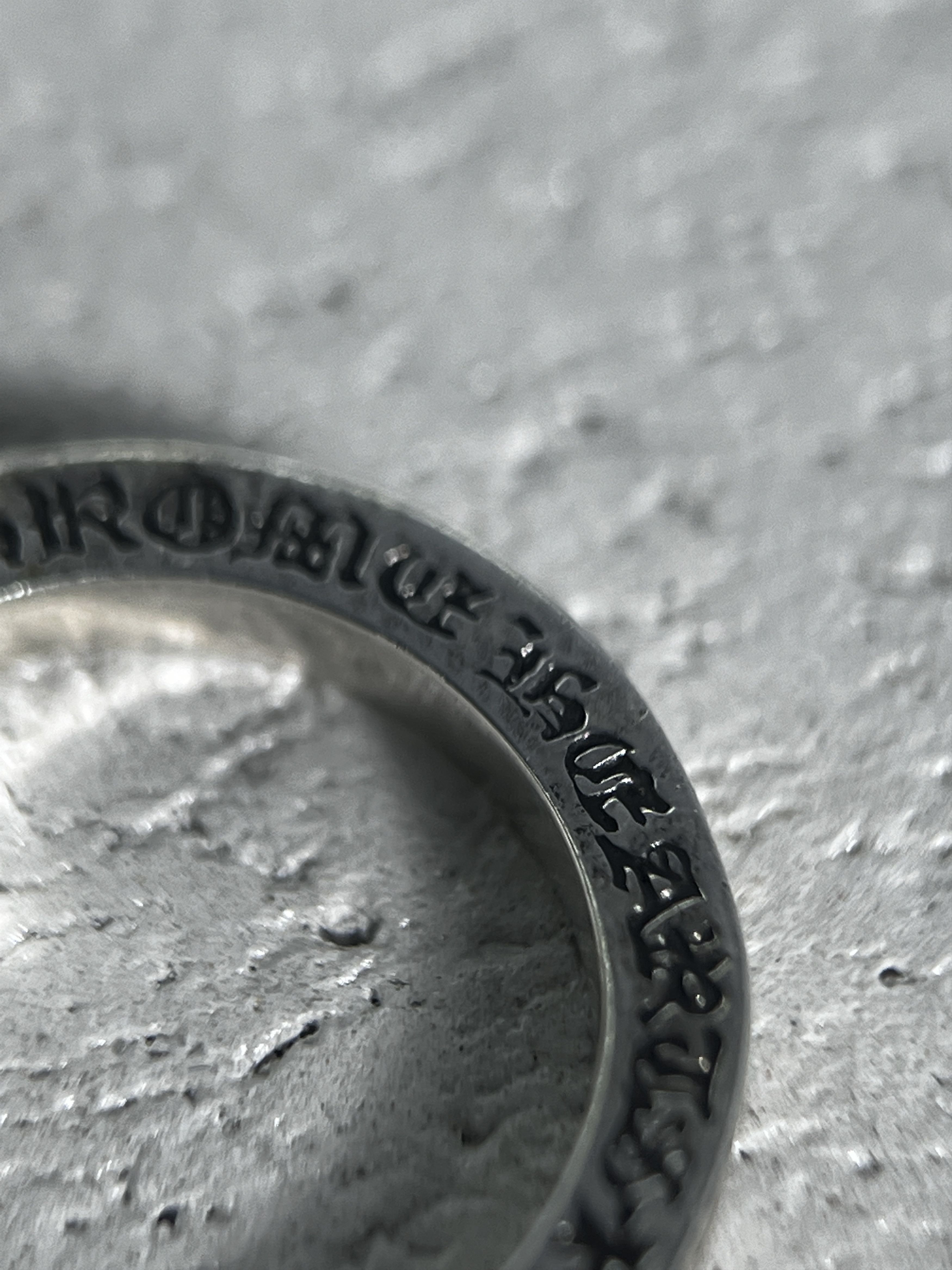Chrome Hearts Chrome Hearts Script Spacer Ring .925 Size US7 Size ONE SIZE - 6 Thumbnail