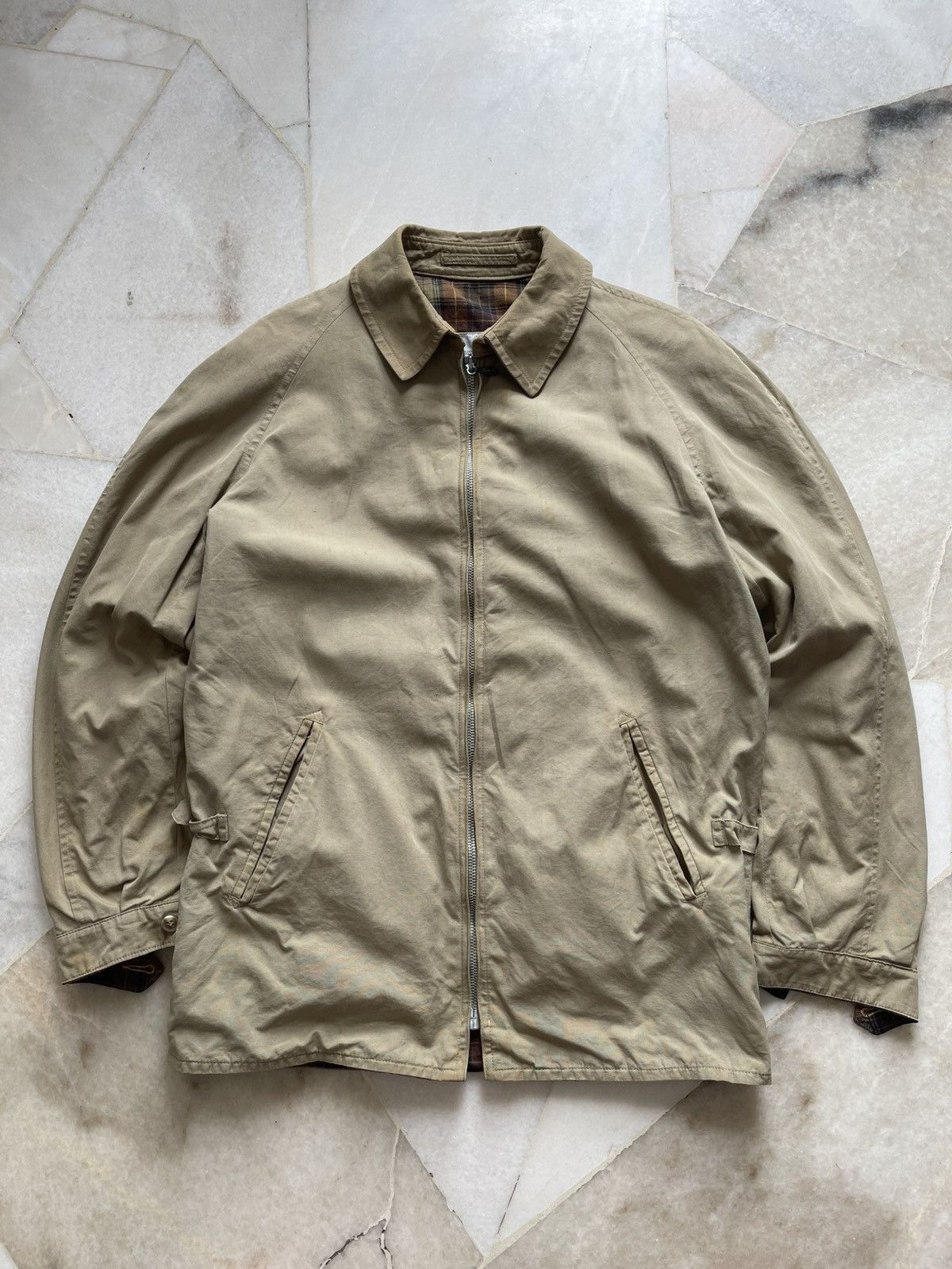 Aquascutum Rare 60s Aquascutum Zipper Jacket With One Back Pocket Size US S / EU 44-46 / 1 - 11 Thumbnail