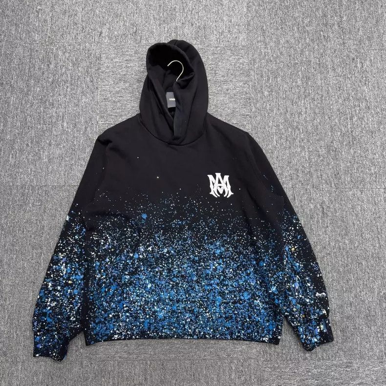 Amiri Amiri Ink and Diamond Hoodie Size US L / EU 52-54 / 3 - 1 Thumbnail