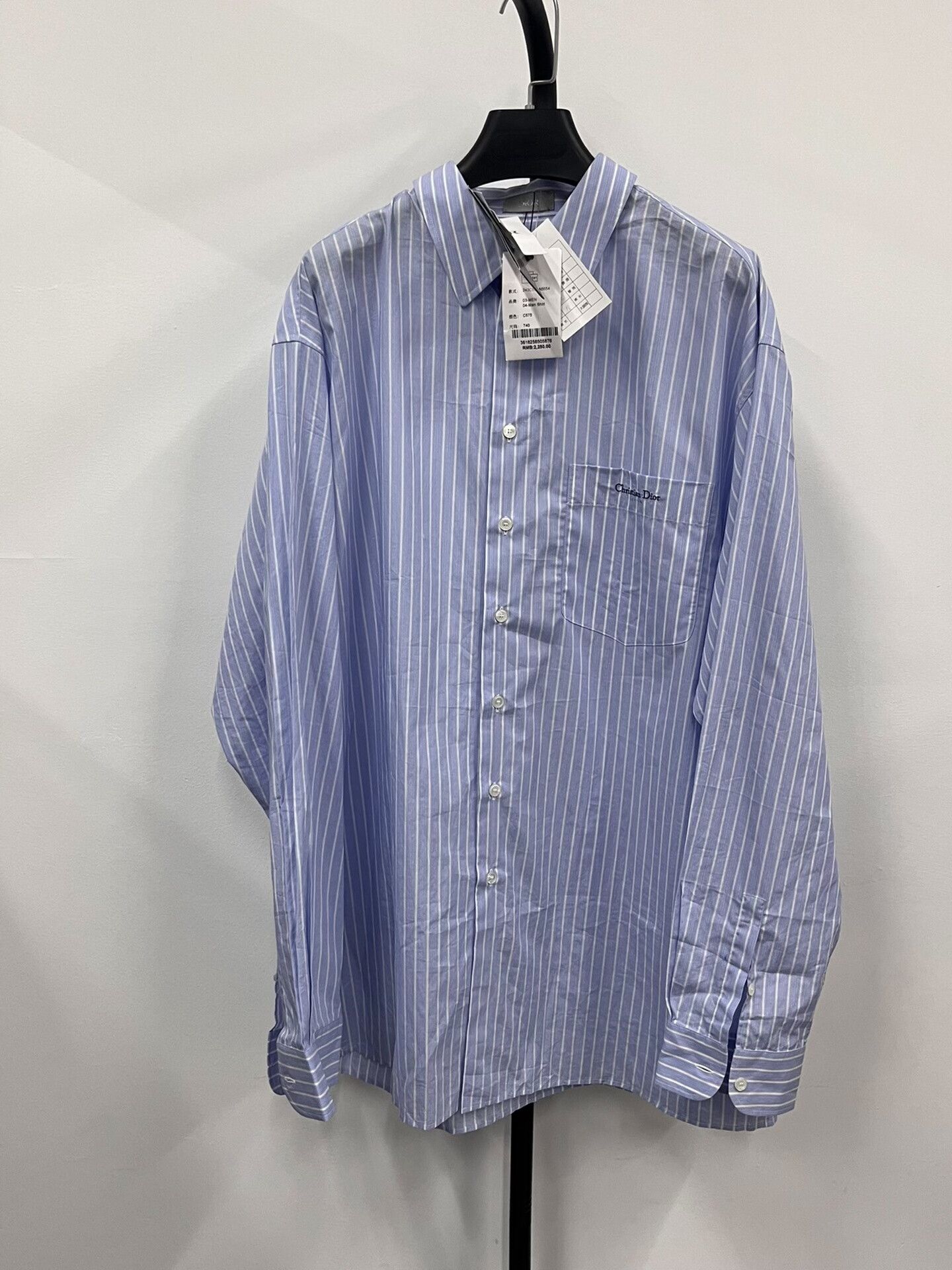 Dior dior fw22 striped long sleeve shirt Size US M / EU 48-50 / 2 - 1 Thumbnail