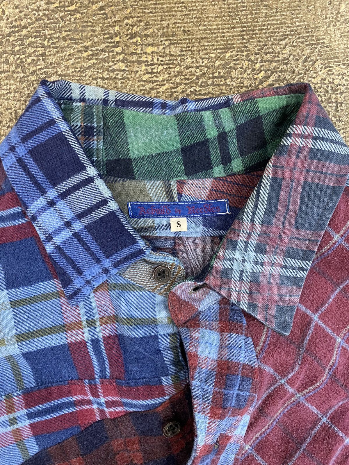 Needles Needles Multi Cut Flannel Button Shirt Rebuild by Needles Size US S / EU 44-46 / 1 - 2 Thumbnail