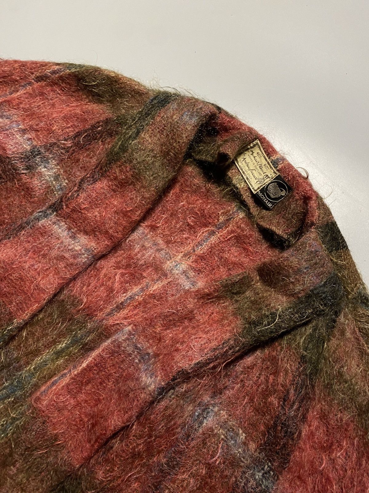 Vintage Andrew Stewart 1960s very rare MOHAIR coat vintage Size M / US 6-8 / IT 42-44 - 6 Thumbnail