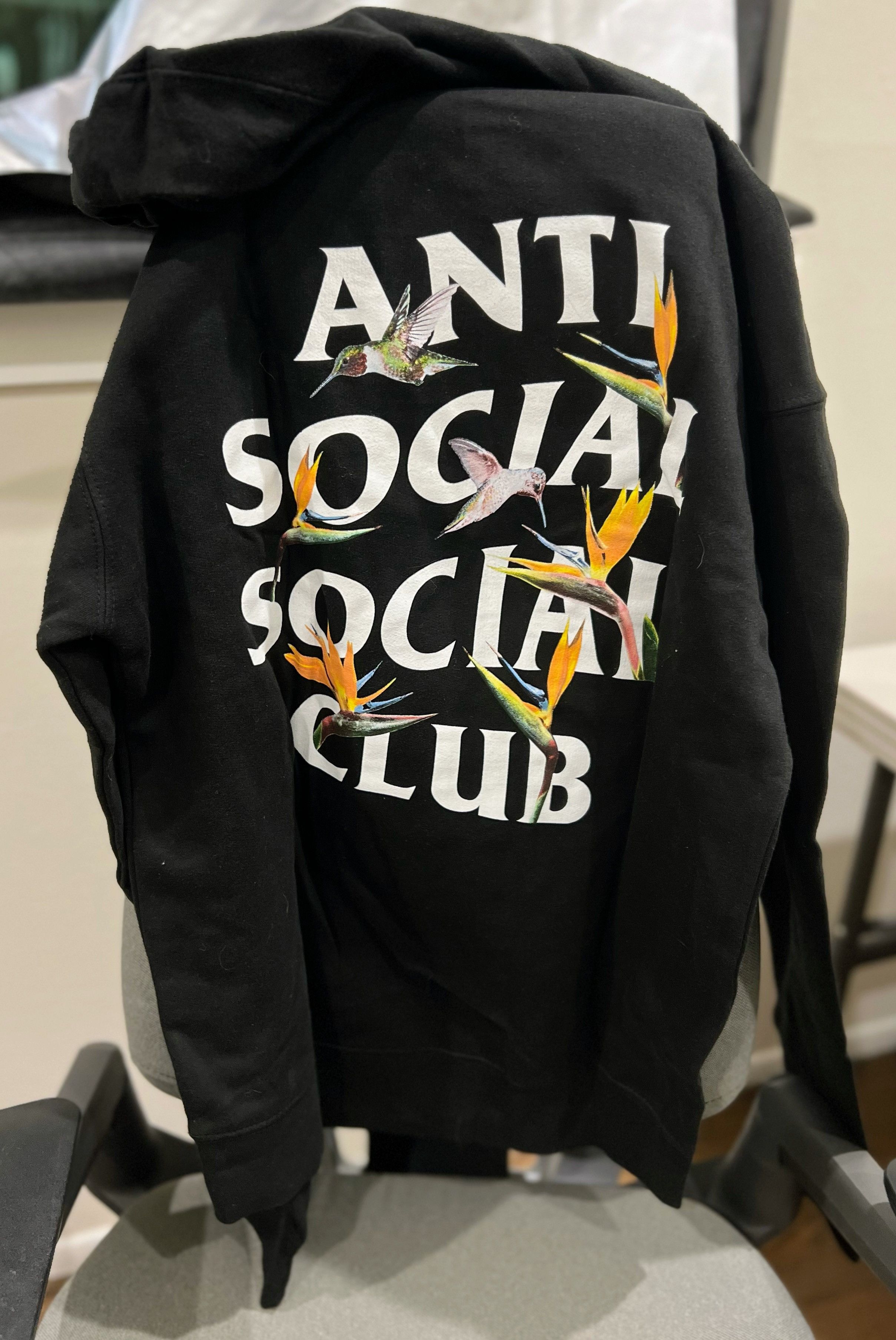 Anti Social Social Club Pair of Dice Black Hoodie Size US S / EU 44-46 / 1 - 4 Thumbnail