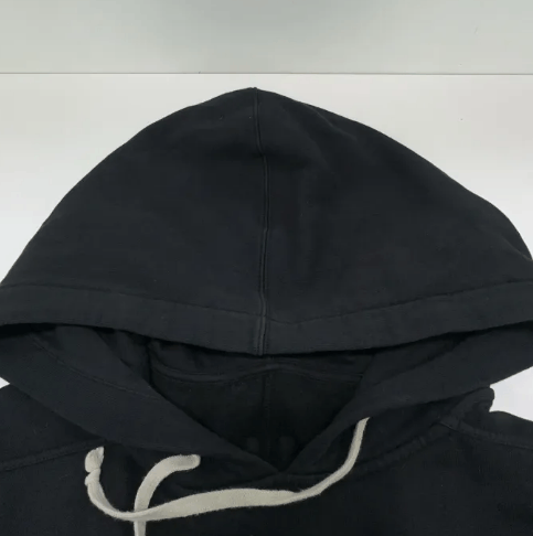 Rick Owens Rick Owens Black Graphic Hoodie Size US S / EU 44-46 / 1 - 8 Thumbnail