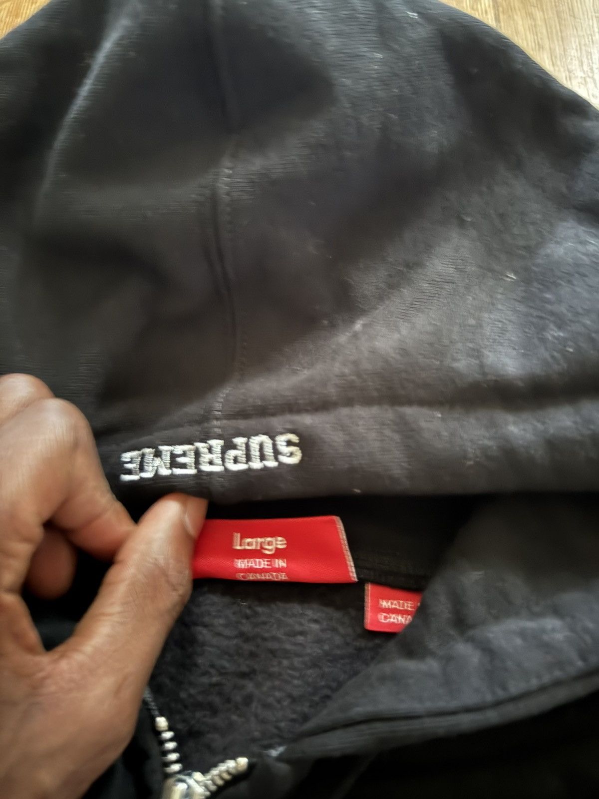 Supreme Devil S Logo Zip Up Hooded Sweatshirt Size US L / EU 52-54 / 3 - 4 Thumbnail
