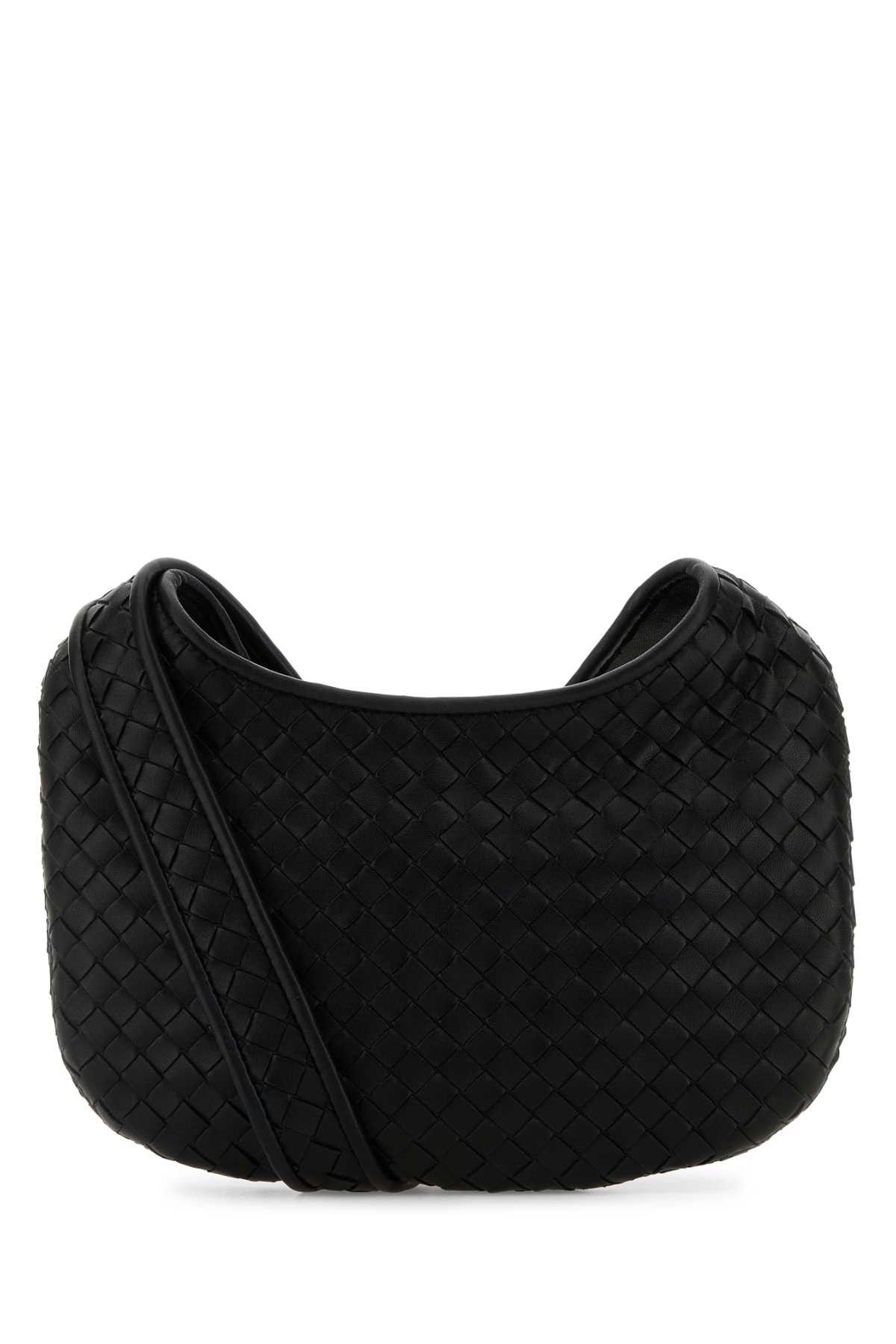 Bottega Veneta Black Leather Small Veneto Crossbody Bag Size ONE SIZE - 1 Thumbnail