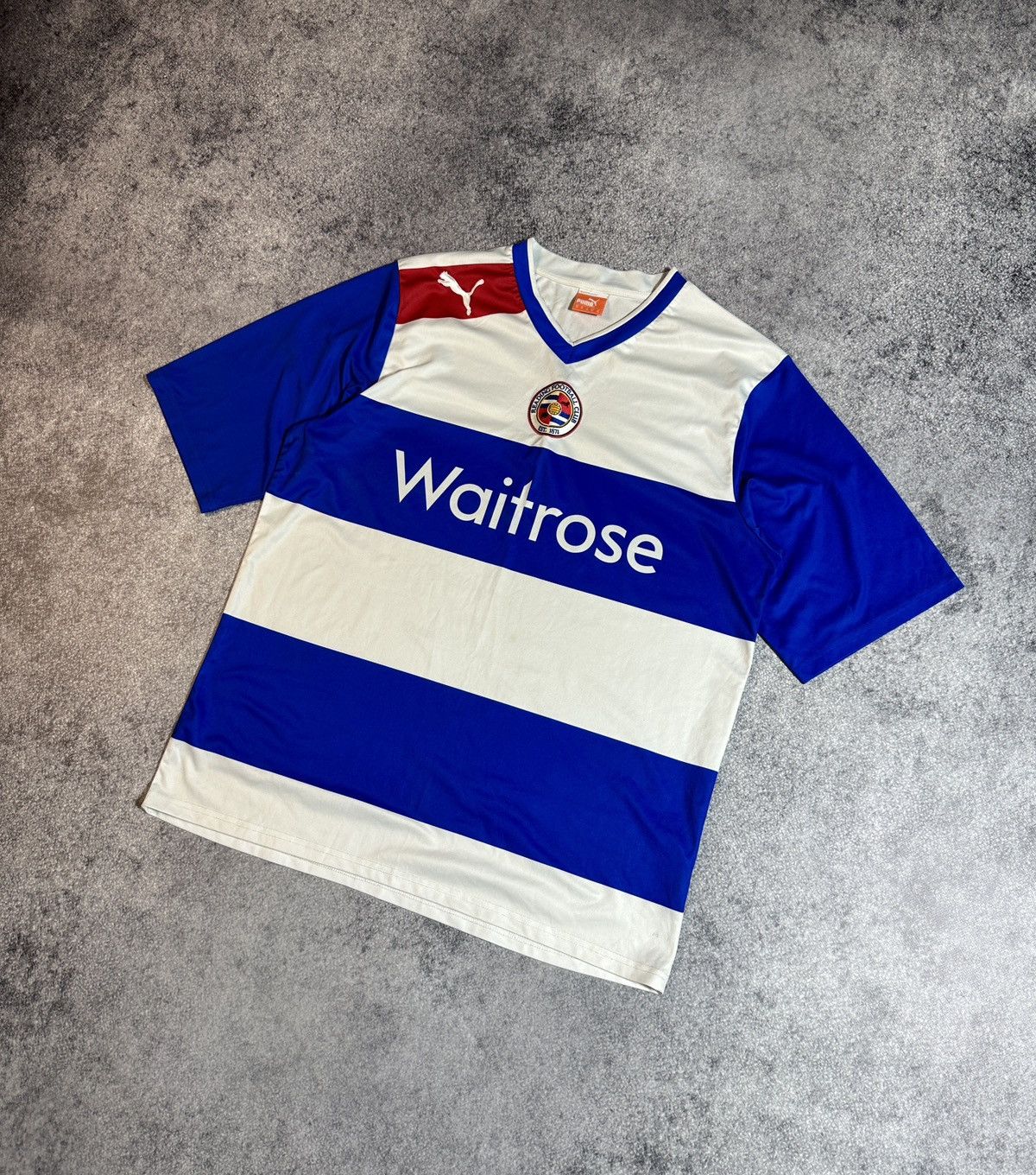 Puma × Vintage Vintage Puma Reading Soccer Jersey Streetwear Rare Style XL Size US XL / EU 56 / 4 - 1 Thumbnail