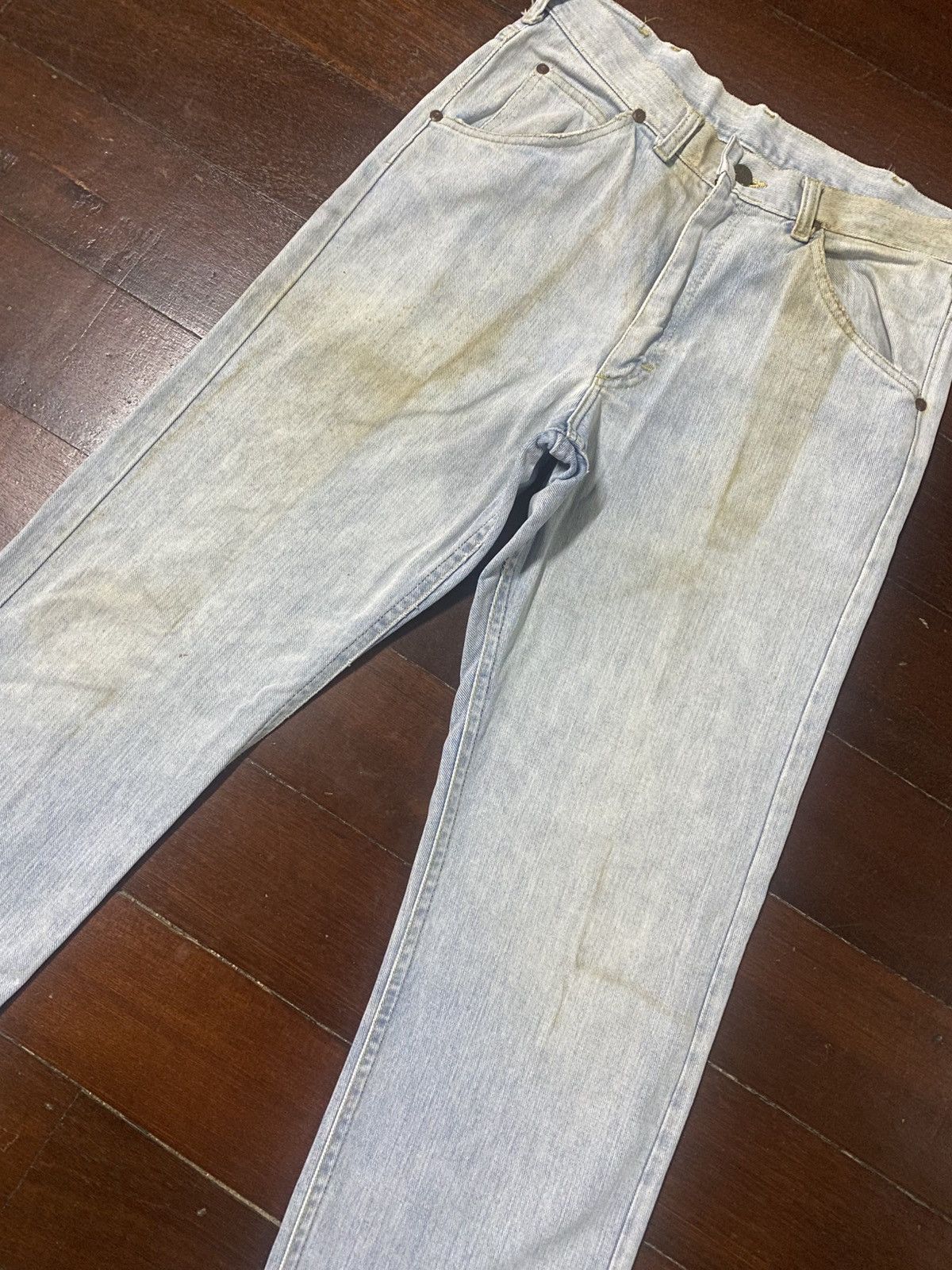 Lee Vintage 70s LEE Riders mud wash rusty talon 42 Size US 32 / EU 48 - 5 Thumbnail