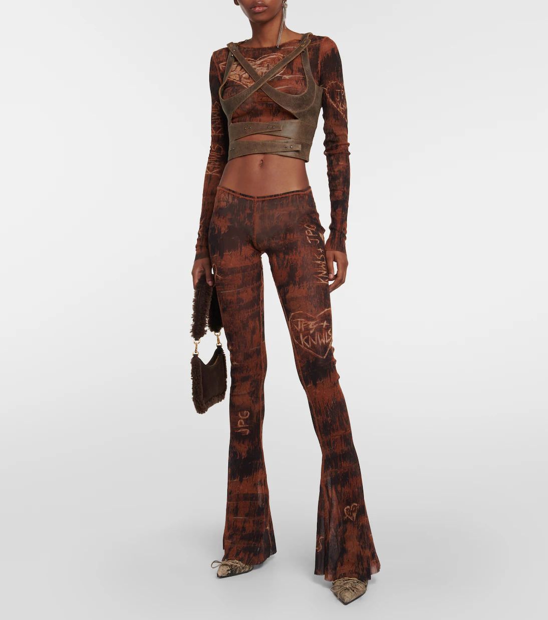 Jean Paul Gaultier Jean Paul Gaultier x KNWLS cutout leather bustier Size XS / US 0-2 / IT 36-38 - 3 Thumbnail