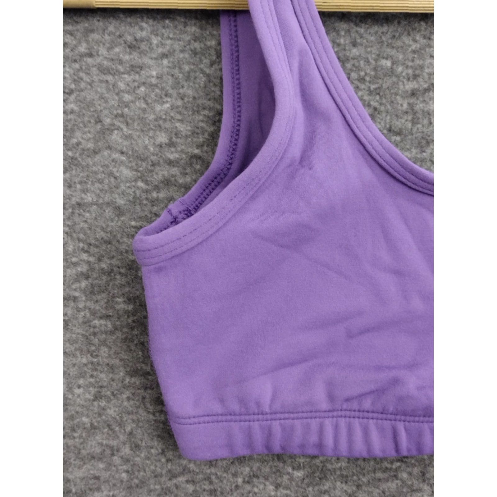 Vintage TnAction Women's XS Purple Mini Sports Bra Sports Purple XS Women's Size ONE SIZE - 7 Thumbnail