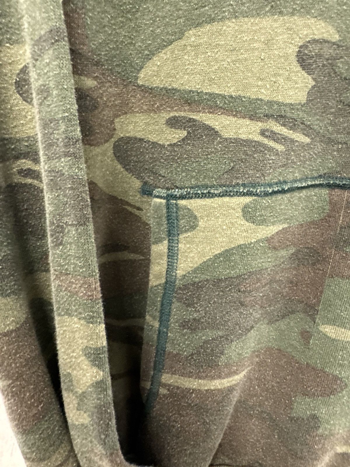 Vintage Vintage 70s Camo Hoodie Erd Grunge Size US M / EU 48-50 / 2 - 2 Thumbnail