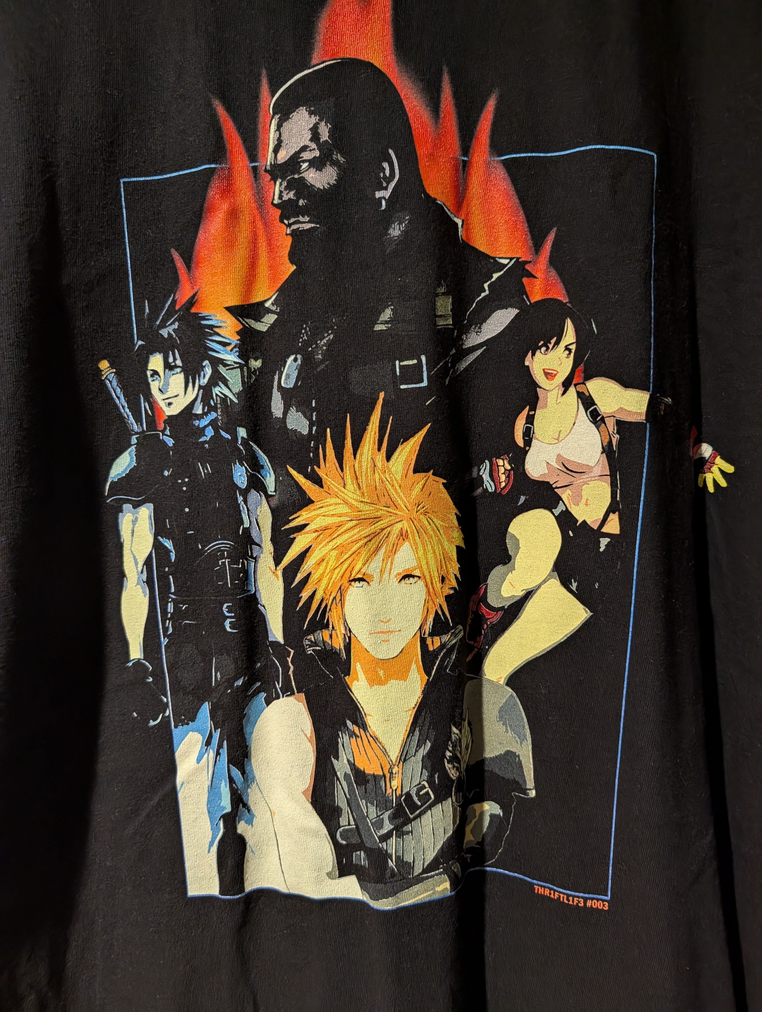 Playstation Final Fantasy 7 thr1ftl1f3 Video Game Black Medium T-Shirt Size US M / EU 48-50 / 2 - 2 Thumbnail